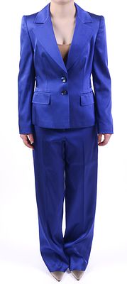 Escada Blazer and Pants in Blue. Size 38. Jacket length 25 inches. Good condition. From the 