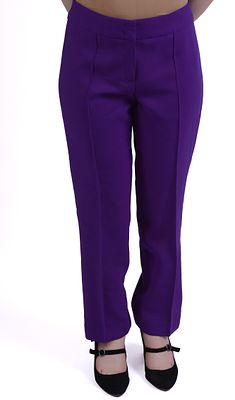 Pair of Escada Pants in Purple. Size 38. Good condition. From the collection of Jane Morgan.