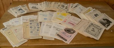 Collection of Kennebunkport Playhouse Playbills. 1940s to 1960s