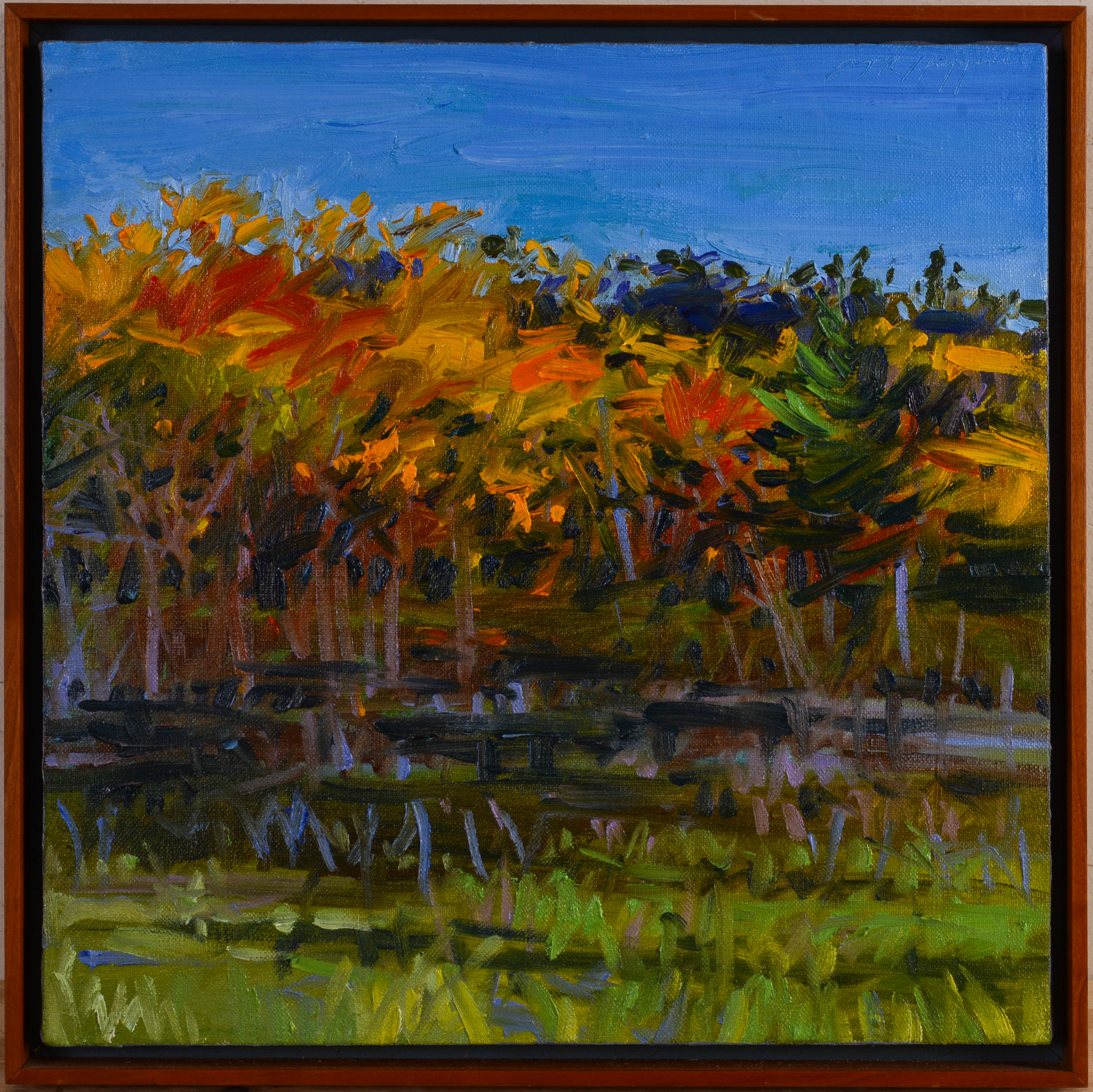 THOMAS HIGGINS (B. 1943). BOG IN OCTOBER.