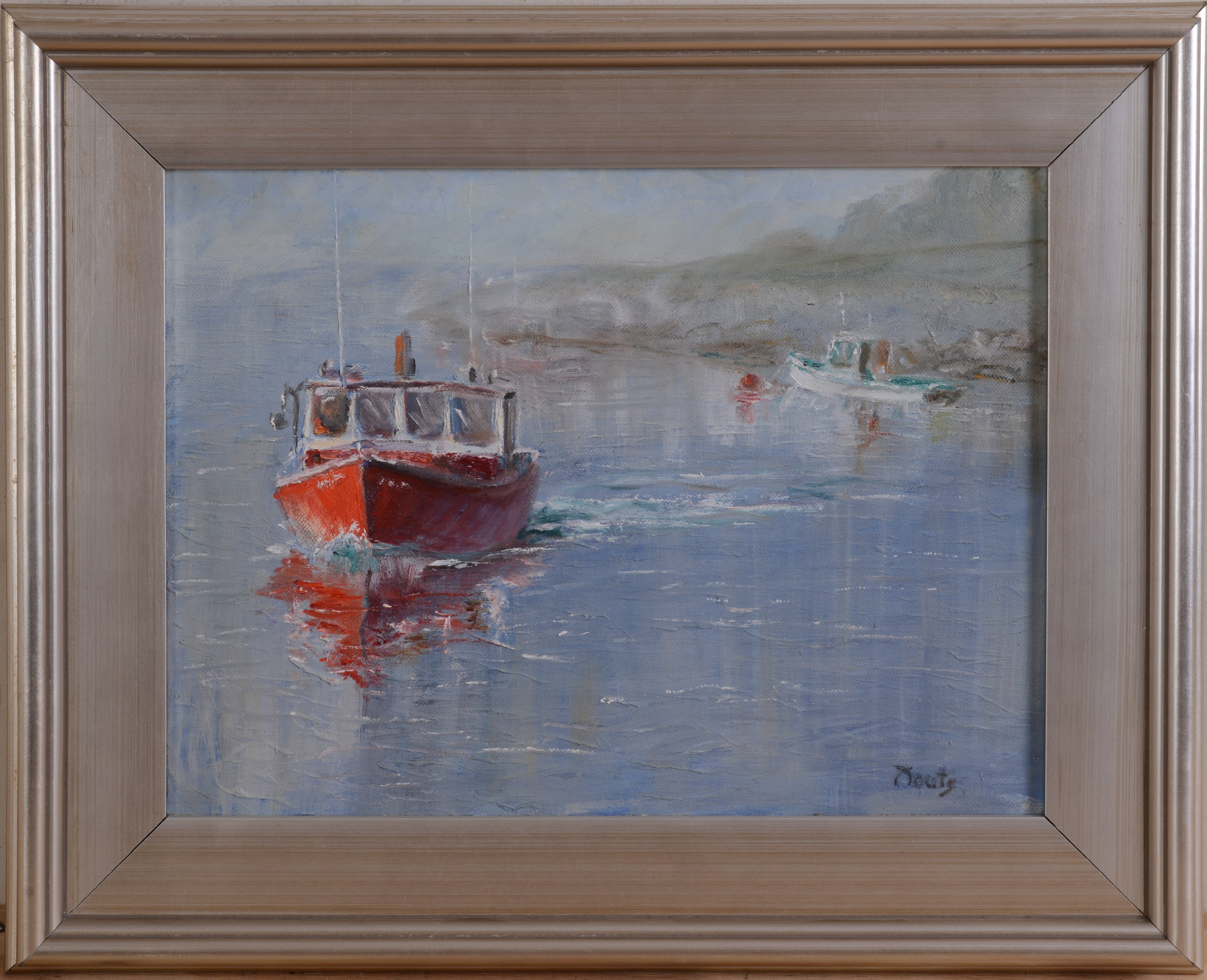 DAVID PERRY FOUTS. LOBSTER BOAT.