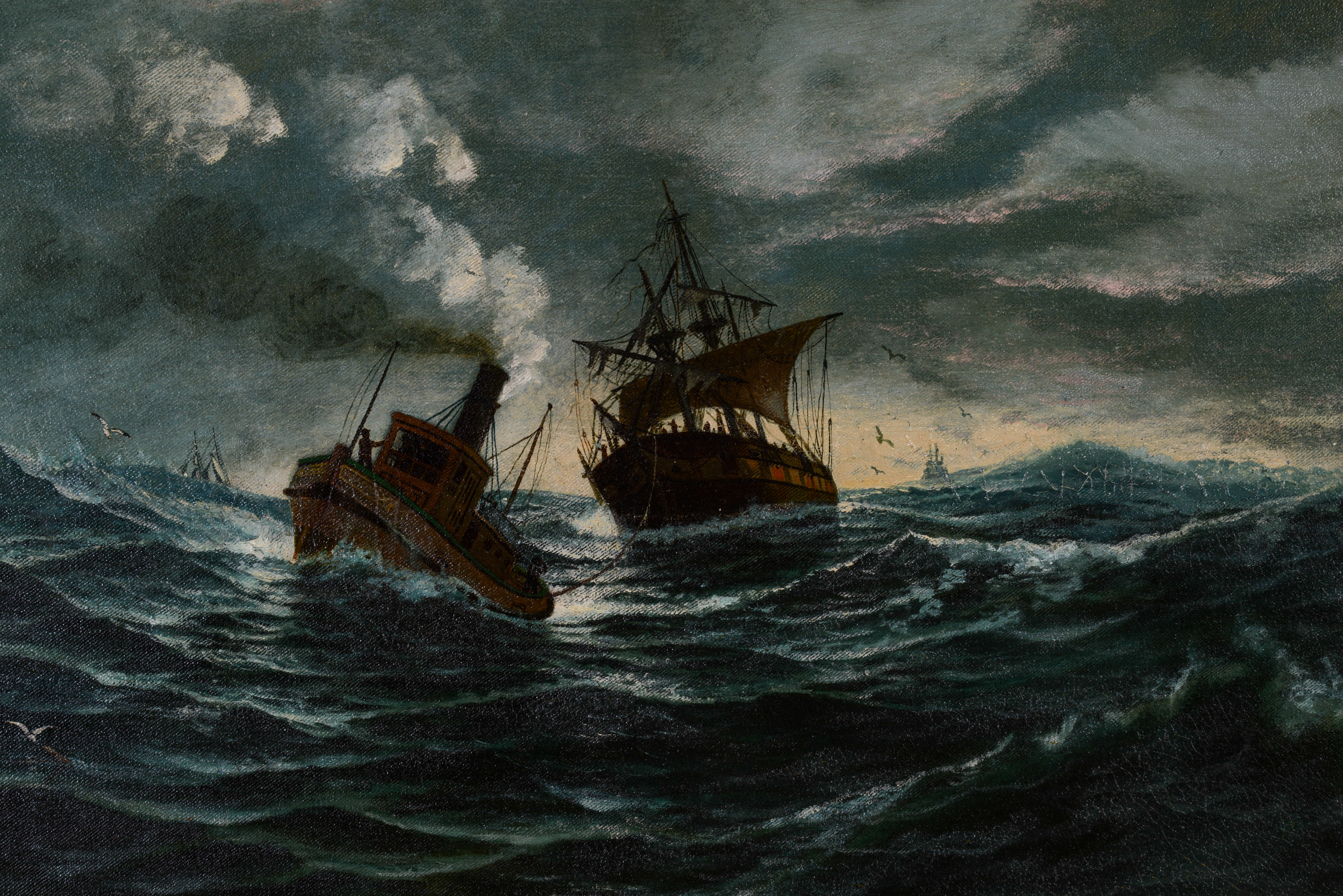 FRANKLIN STANWOOD (1852-1888). MORNING OF NY, 60 DAYS FROM LIVERPOOL.