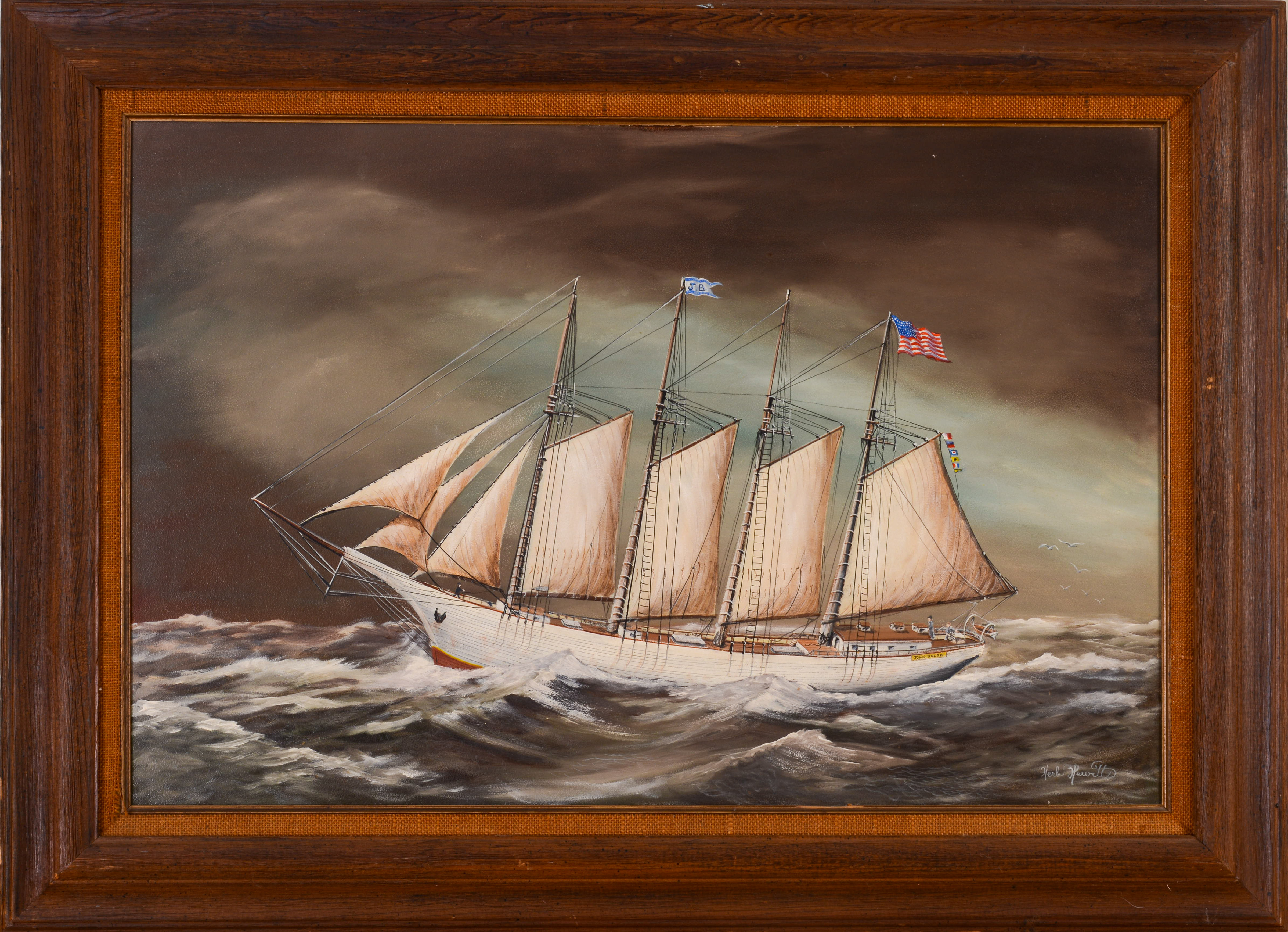 HERB HEWITT (1920-1999). SHIP JOHN BALCH.
