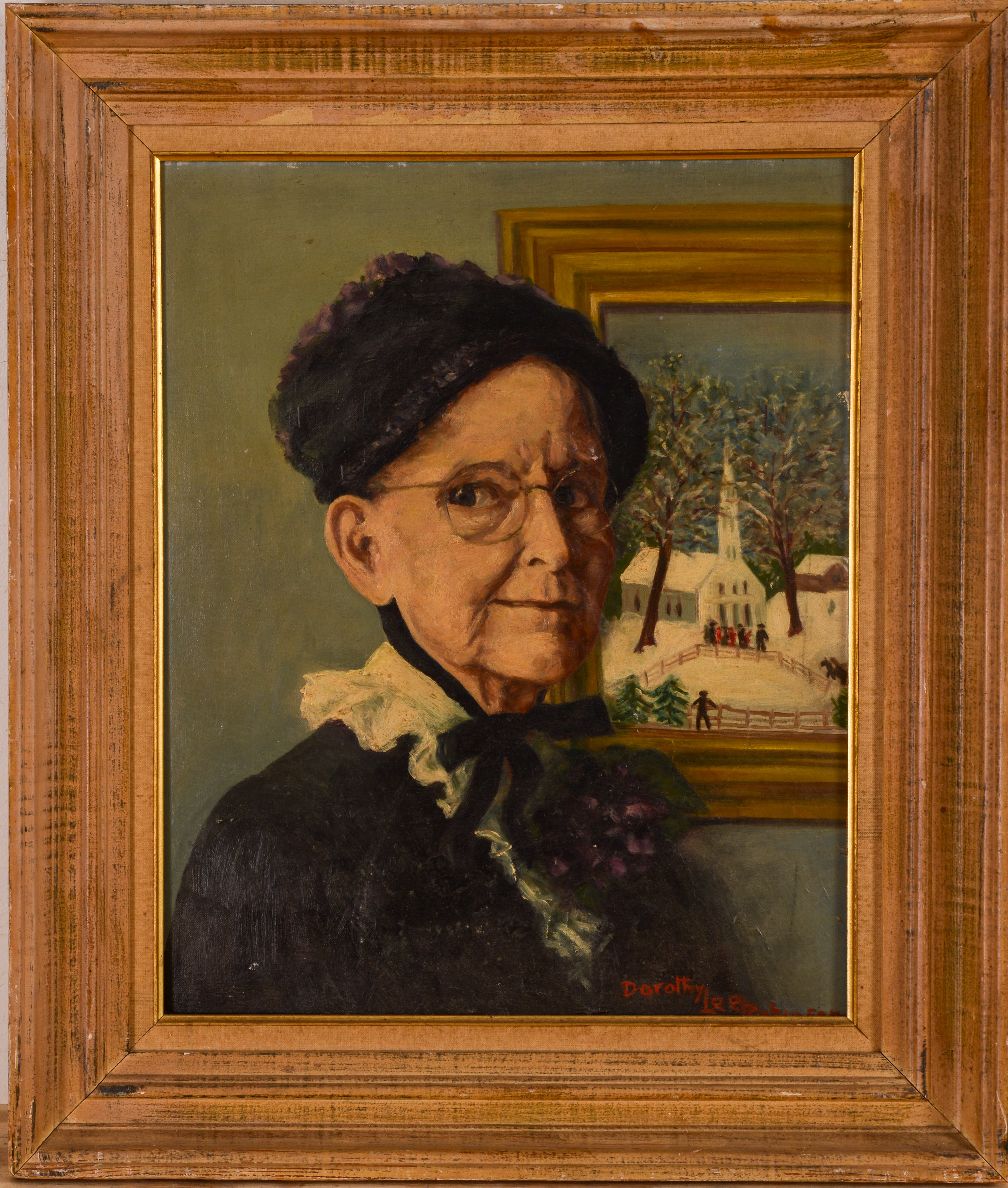 DOROTHY LEE ROBINSON. PORTRAIT OF GRANDMA MOSES.