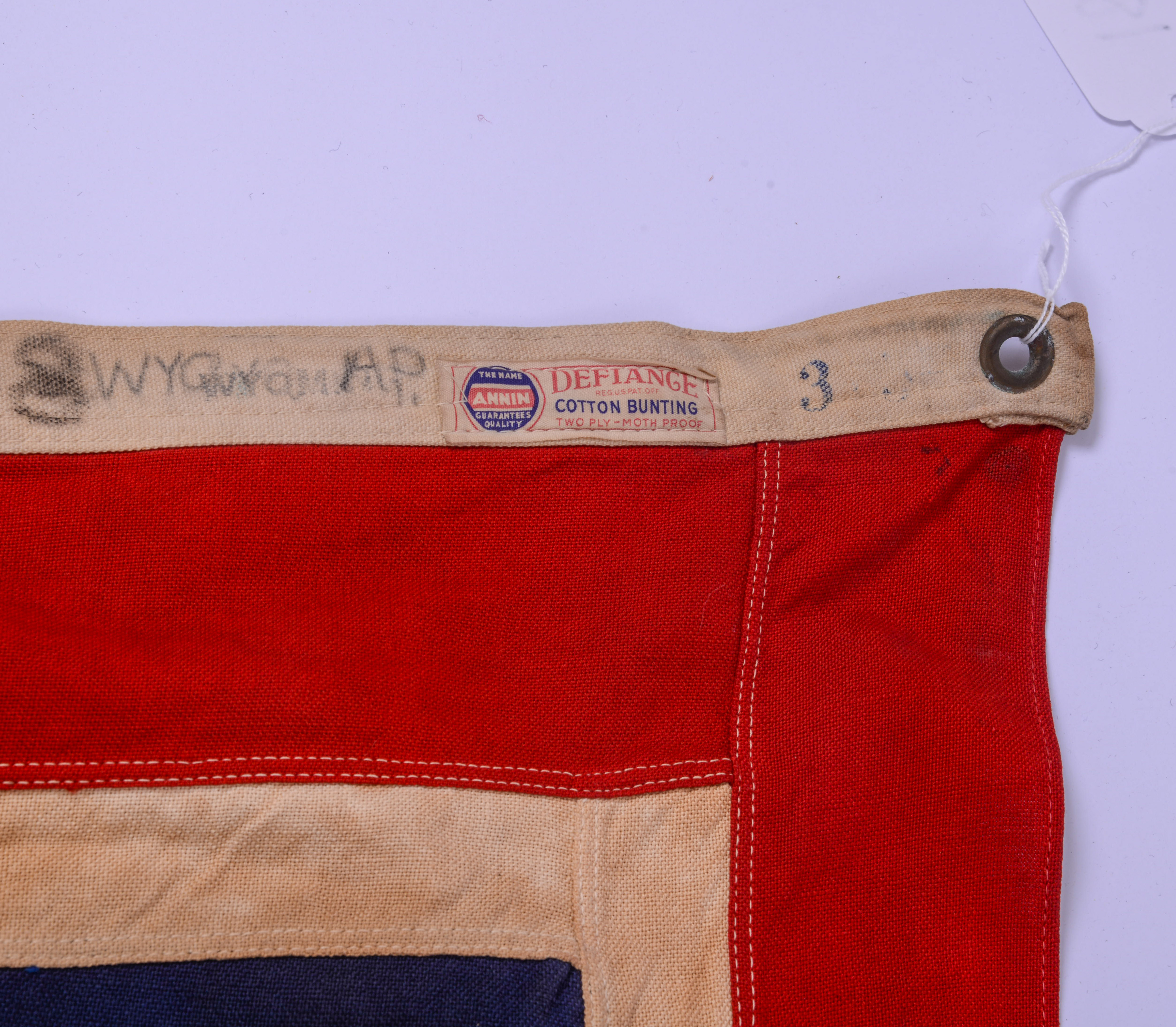 ANTIQUE WYOMING STATE FLAG.