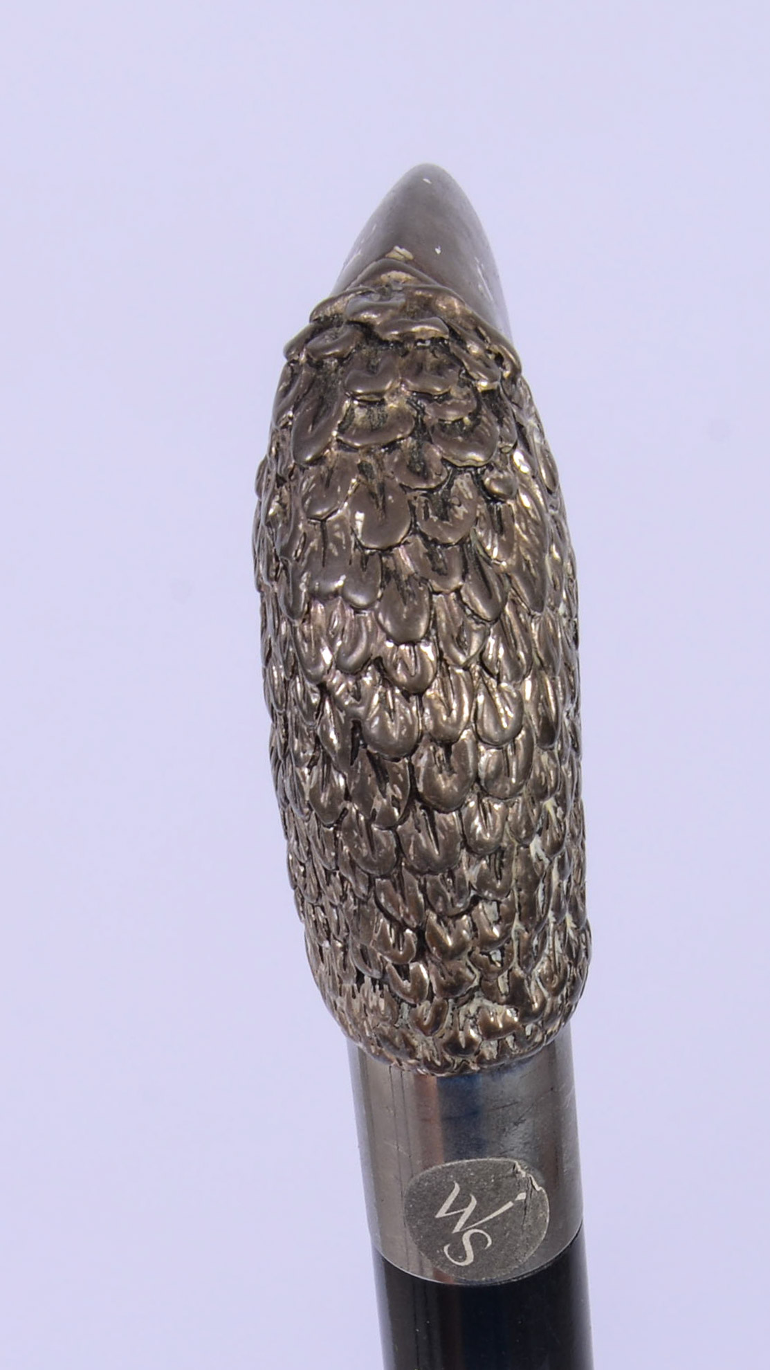 CANE WITH BIRD HANDLE.