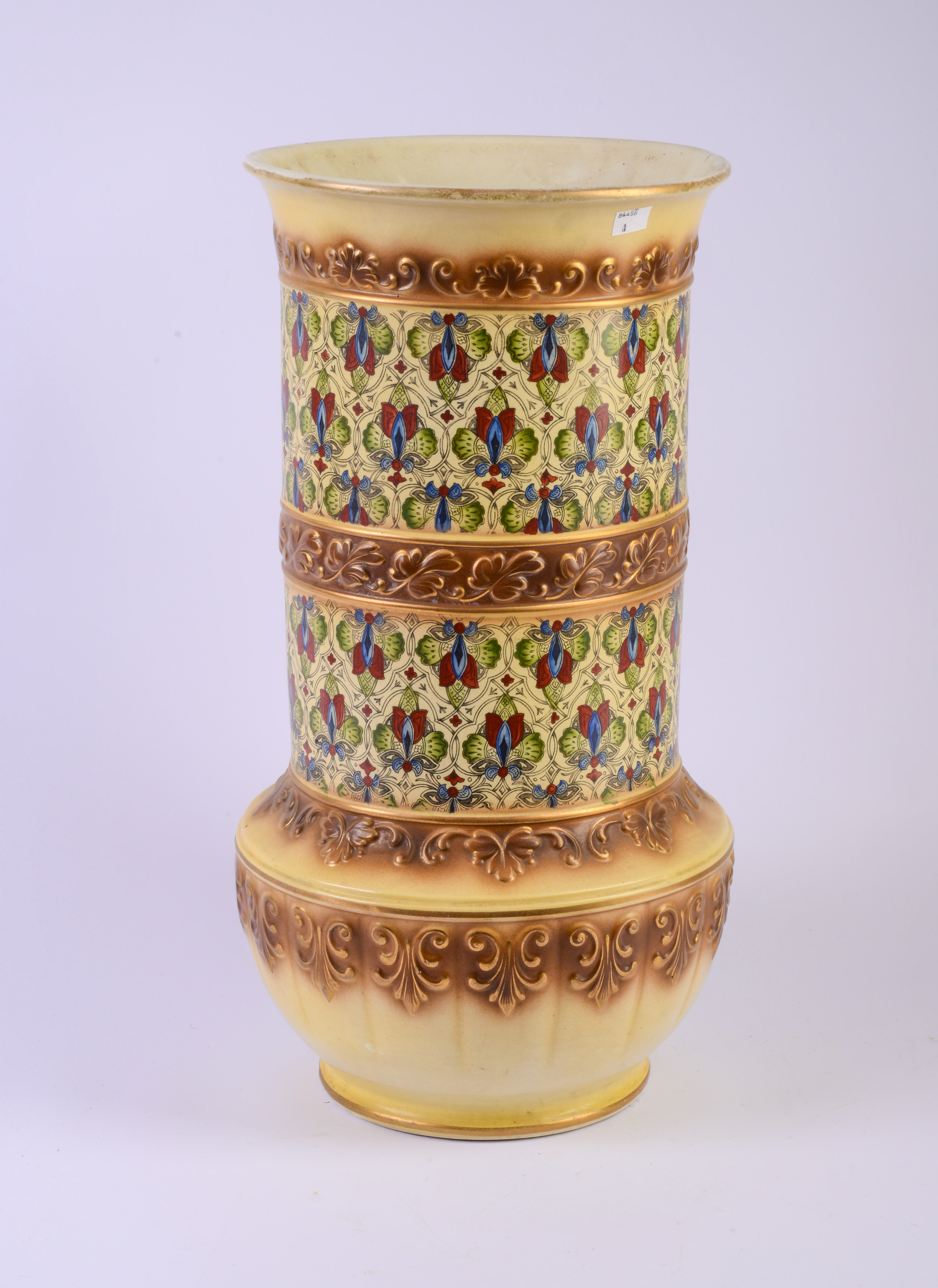 HAYNES BALTIMORE POTTERY UMBRELLA STAND.