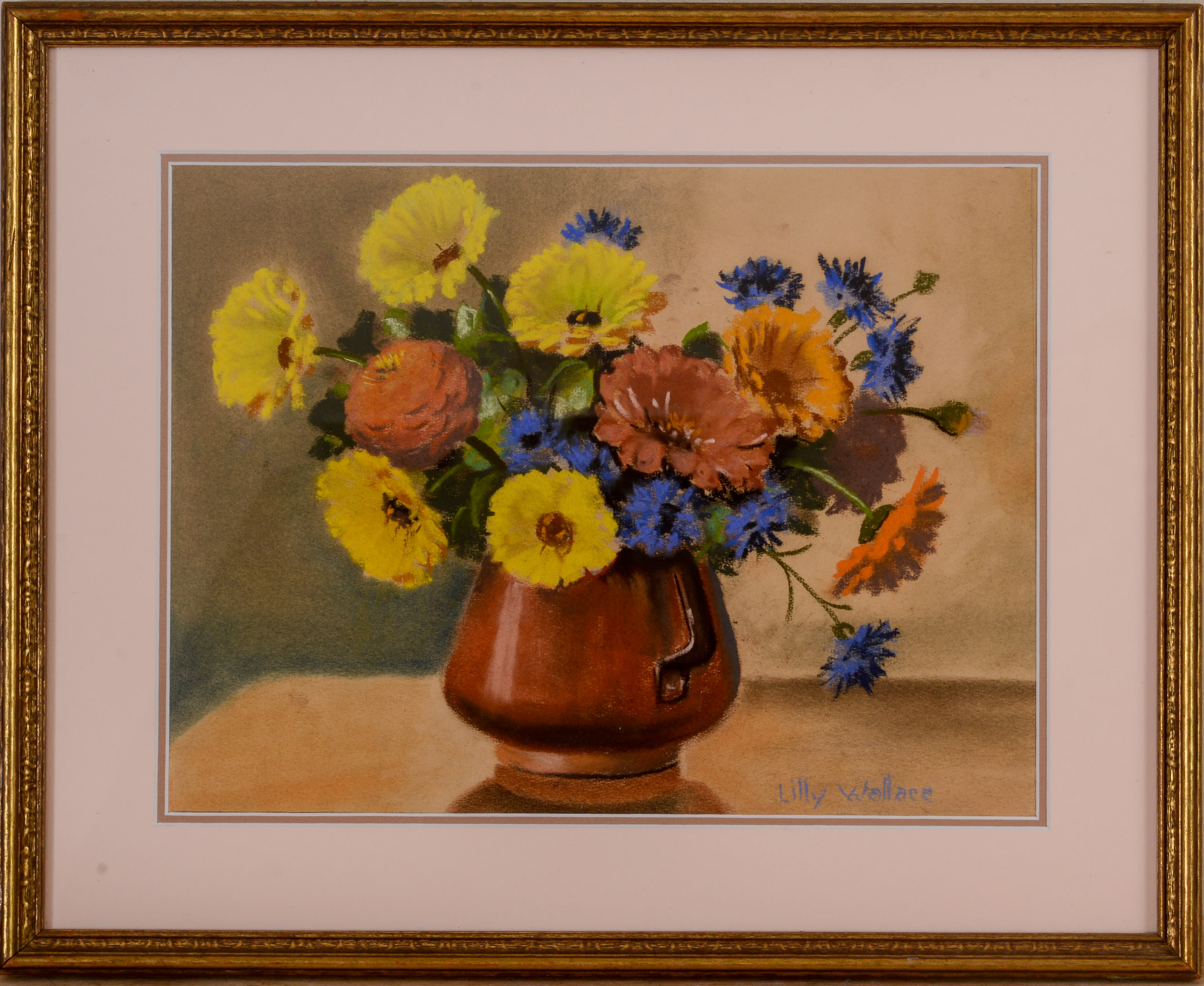 LILLIE T. WALLACE (1888-1962). FLOWER ARRANGEMENT.