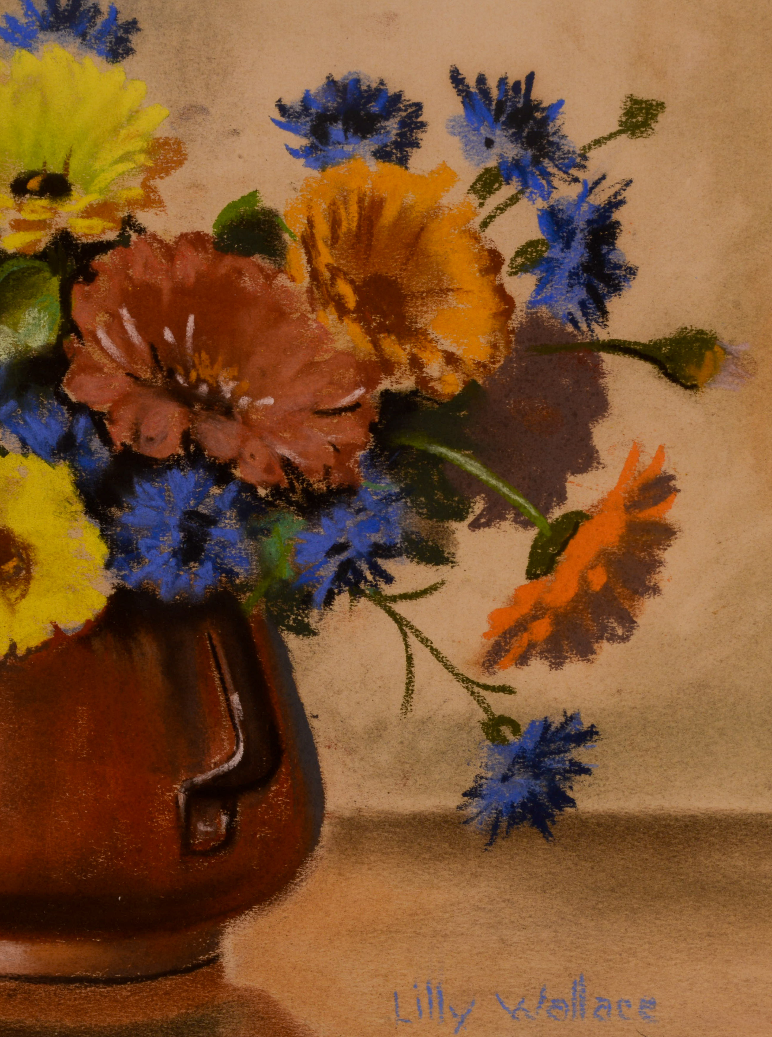 LILLIE T. WALLACE (1888-1962). FLOWER ARRANGEMENT.