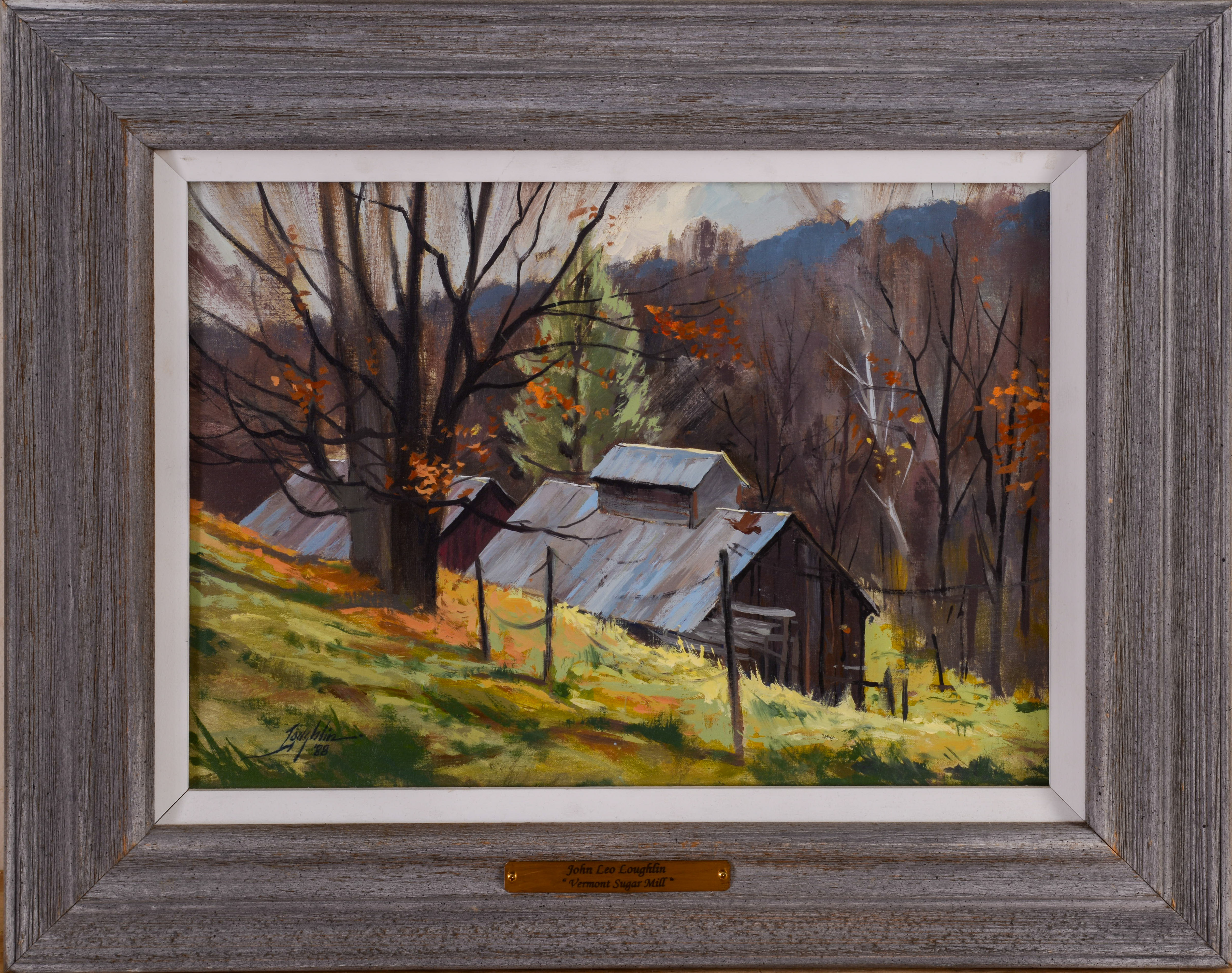 JOHN LOUGHLIN (1931-2004). VERMONT SUGAR MILL.