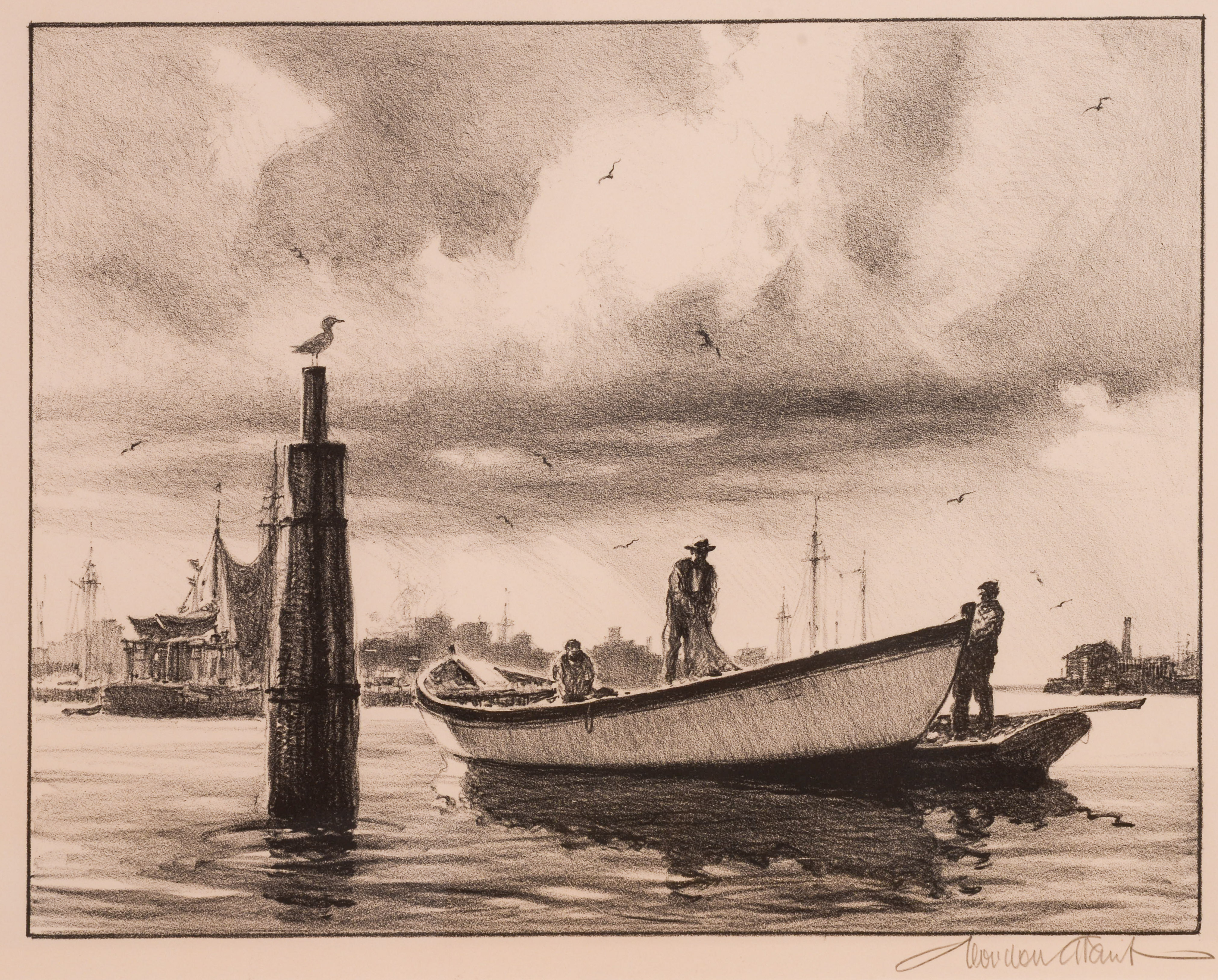 GORDON GRANT. TWO LITHOGRAPHS.