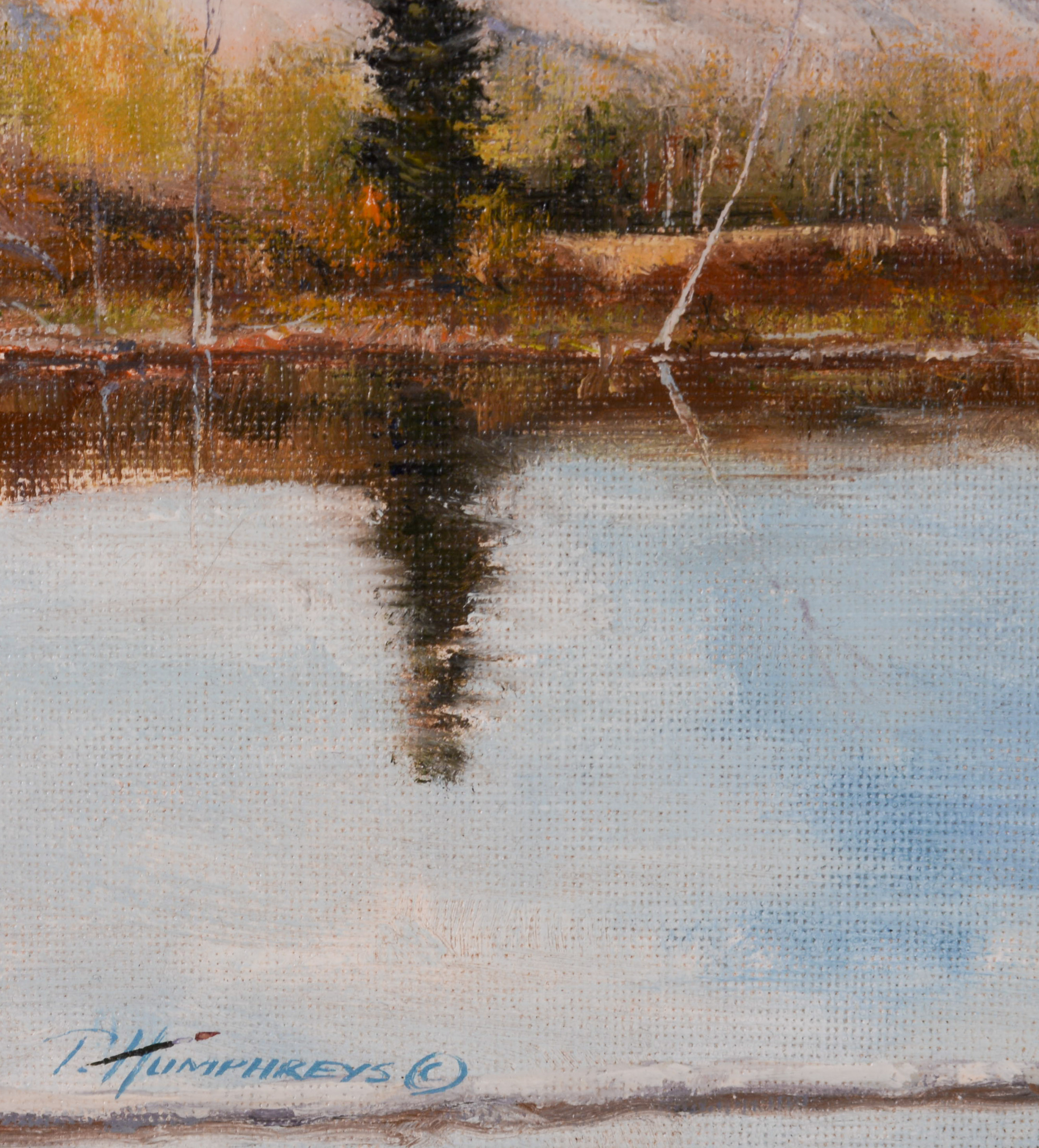 TRAVIS HUMPHREYS (B. 1965). WHITE CLIFFS POND.