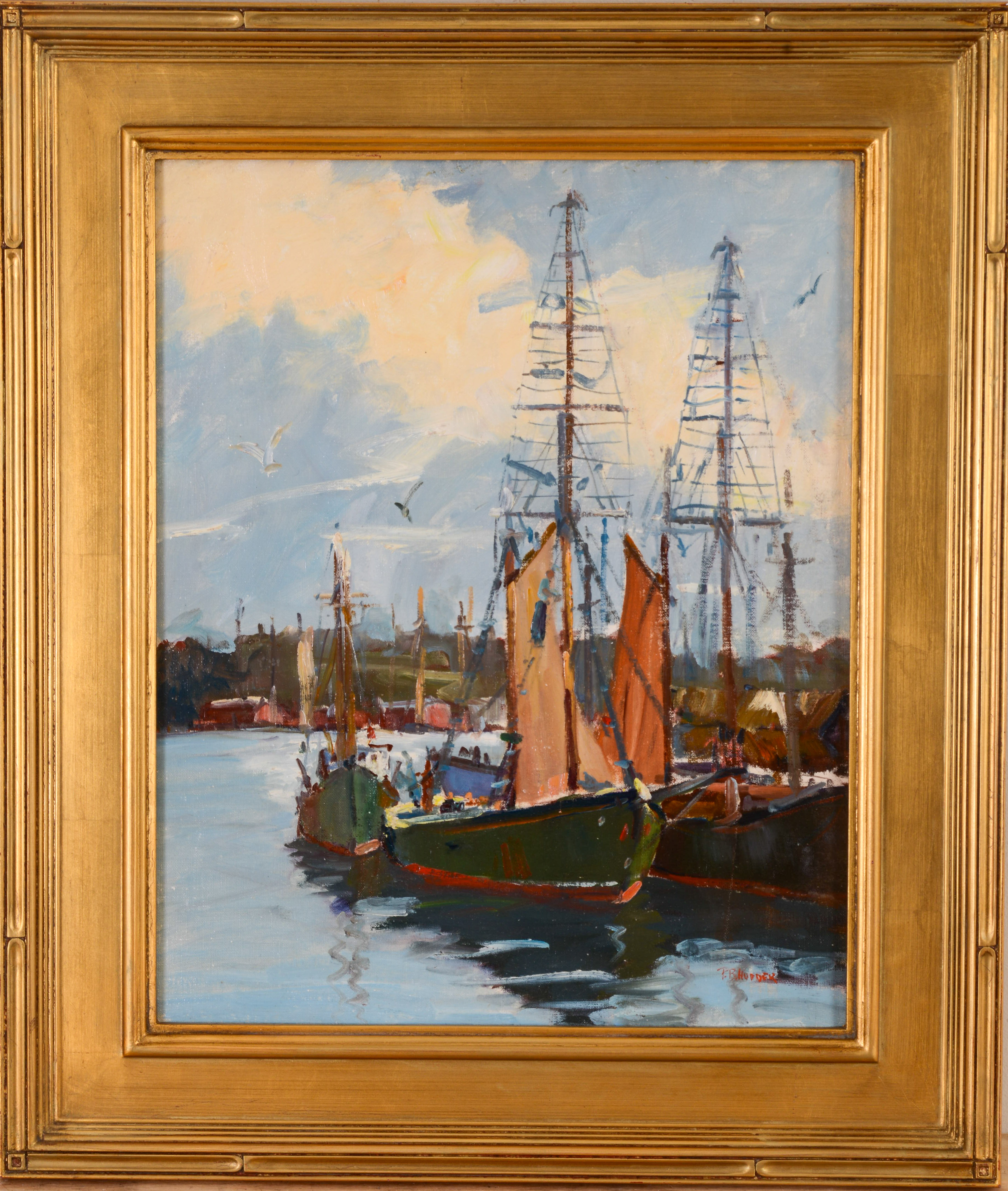 PAUL BEADEN HUDDER (1897-1991). GLOUCESTER DOCKS.