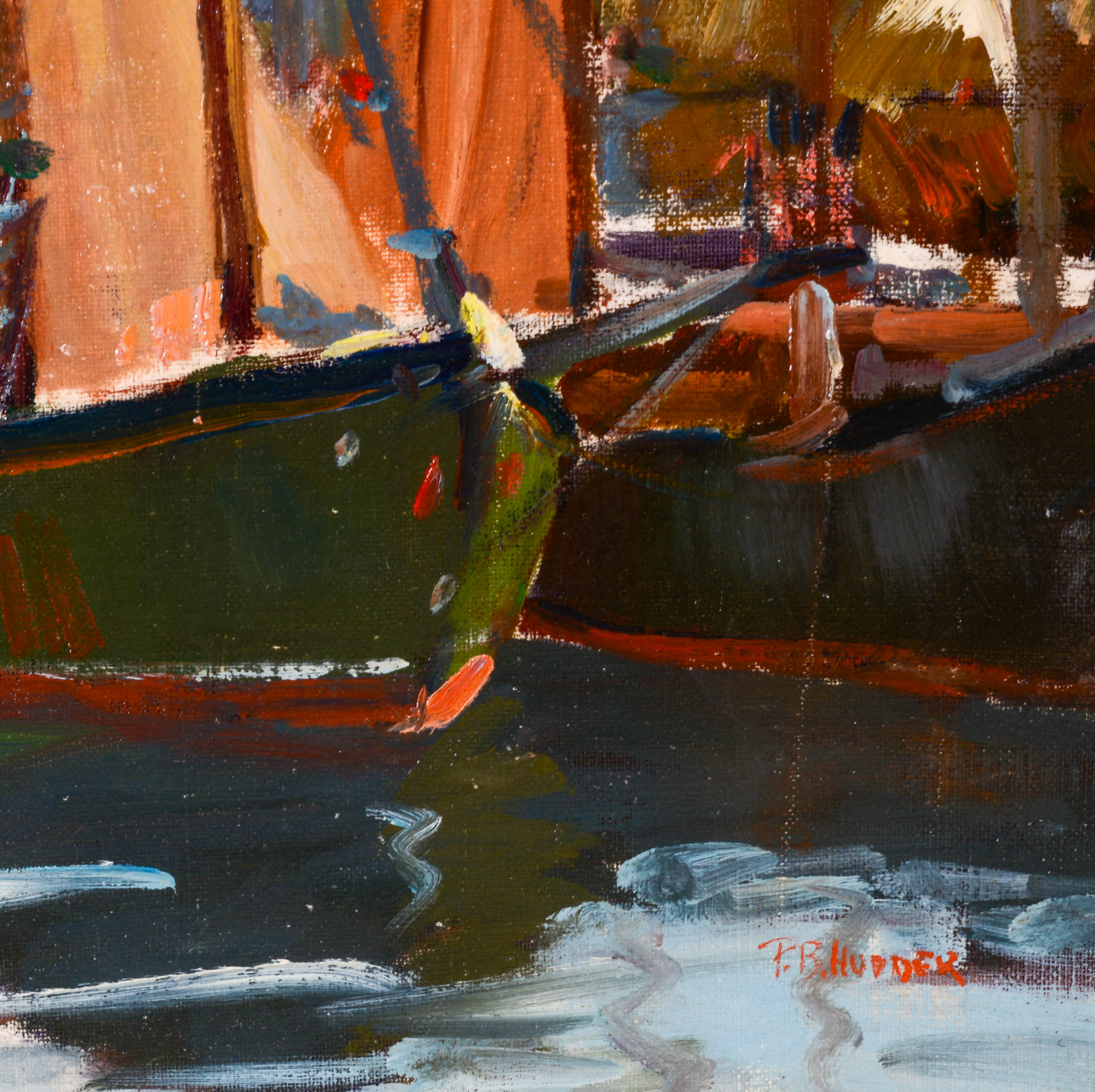 PAUL BEADEN HUDDER (1897-1991). GLOUCESTER DOCKS.