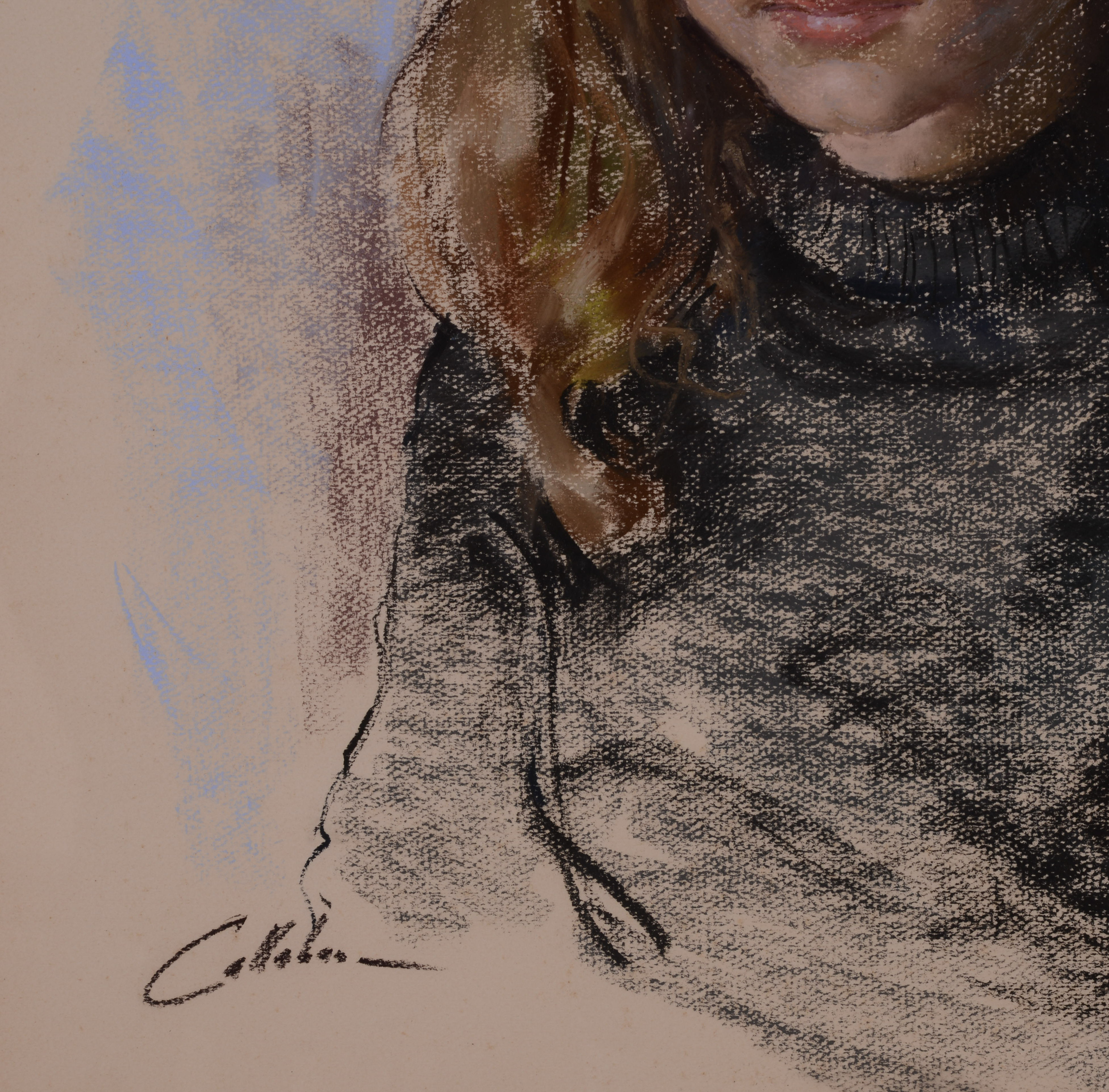 JACK CALLAHAN (1911-1983). PORTRAIT OF A GIRL.