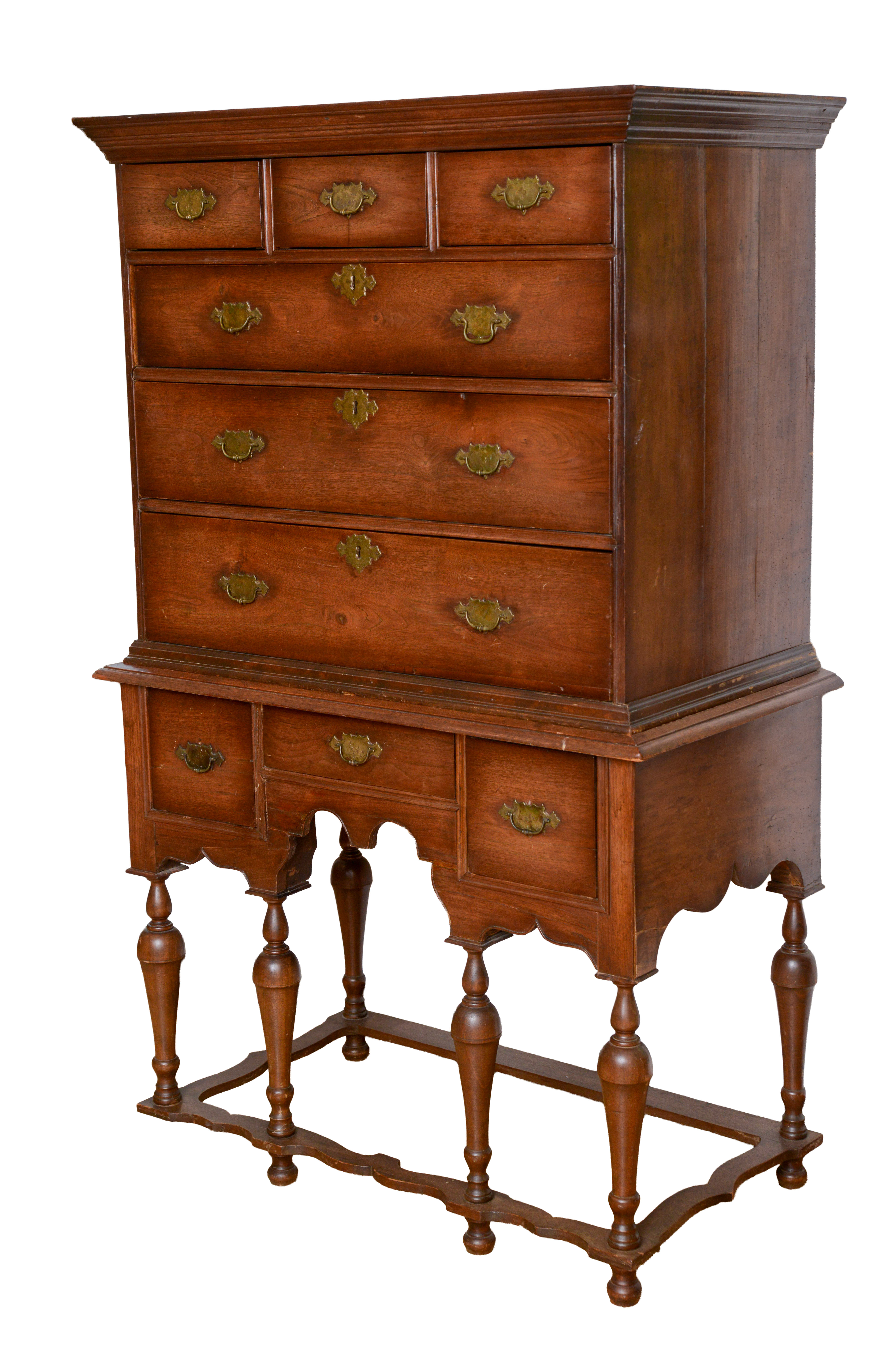 WILLIAM & MARY STYLE HIGHBOY.