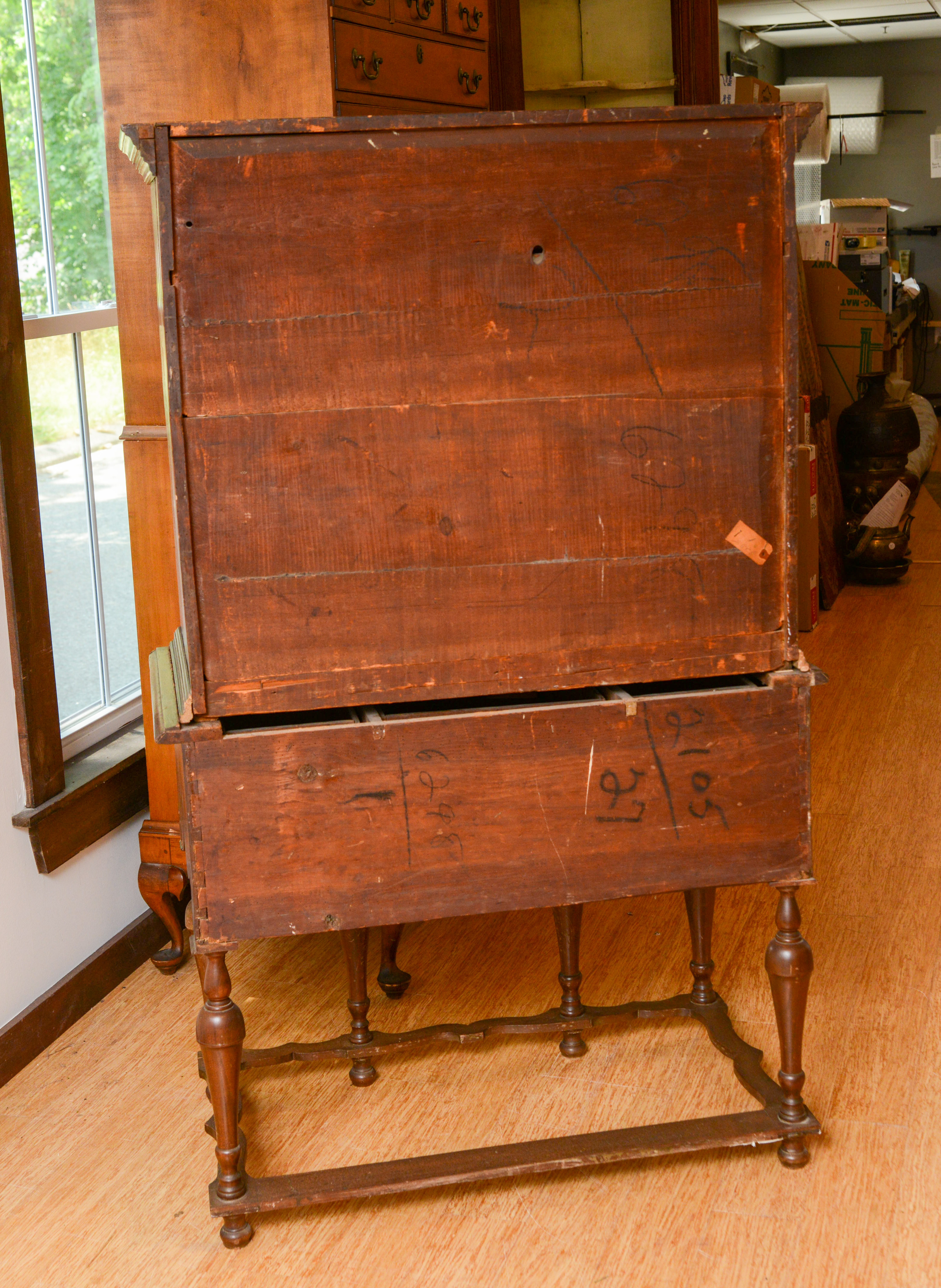 WILLIAM & MARY STYLE HIGHBOY.