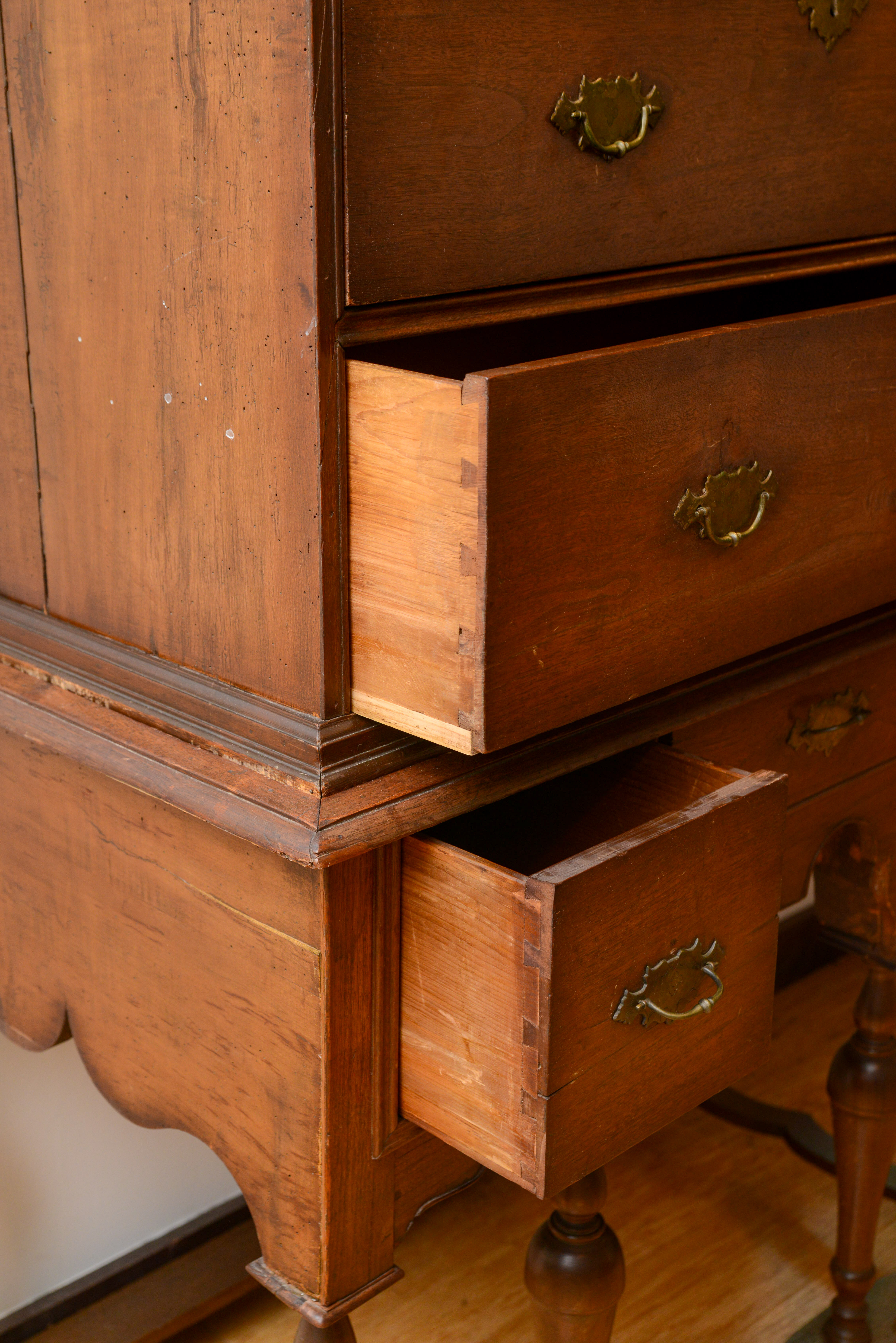 WILLIAM & MARY STYLE HIGHBOY.