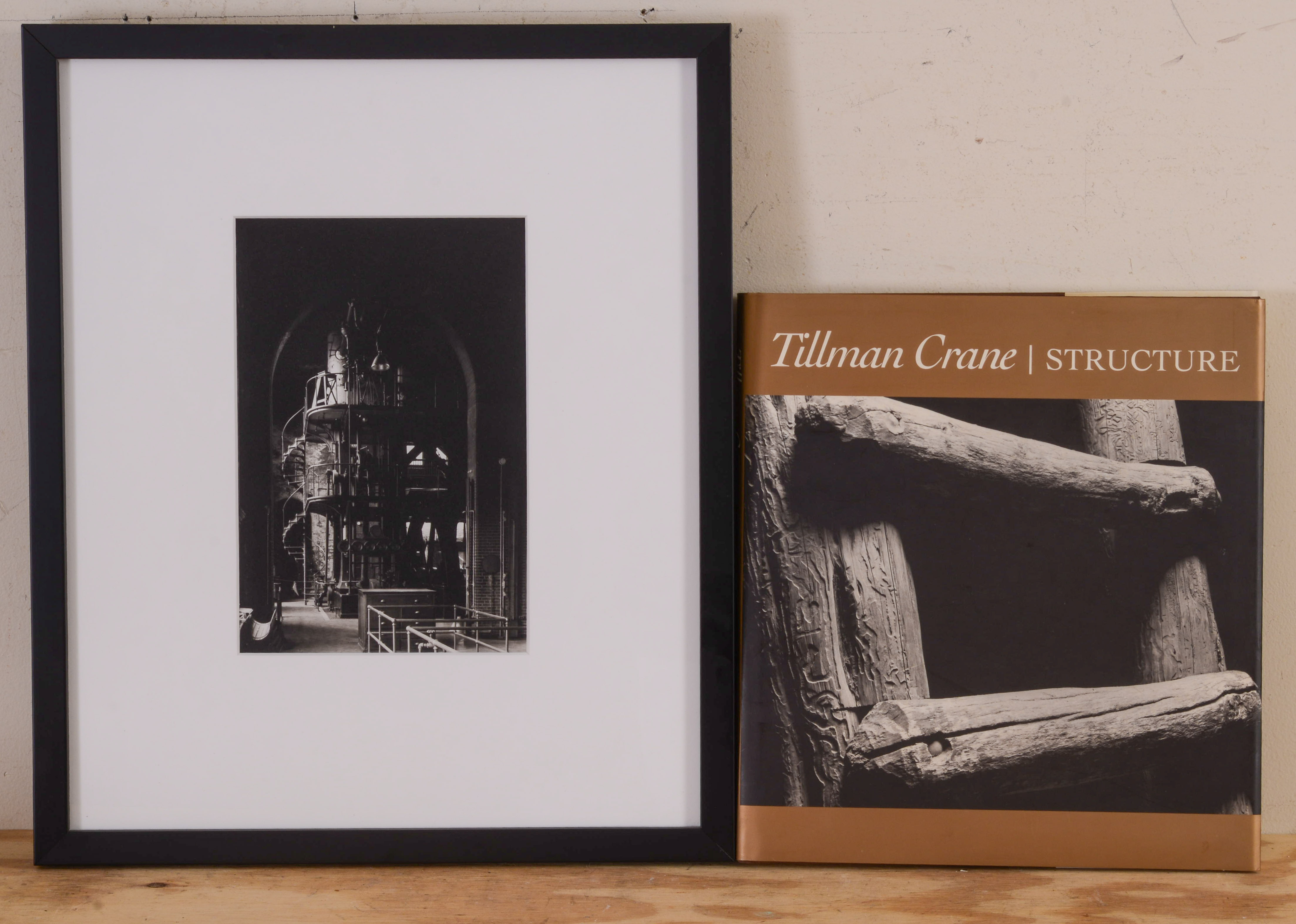 TILLMAN CRANE SIGNED BOOK AND PHOTOGRAPH.