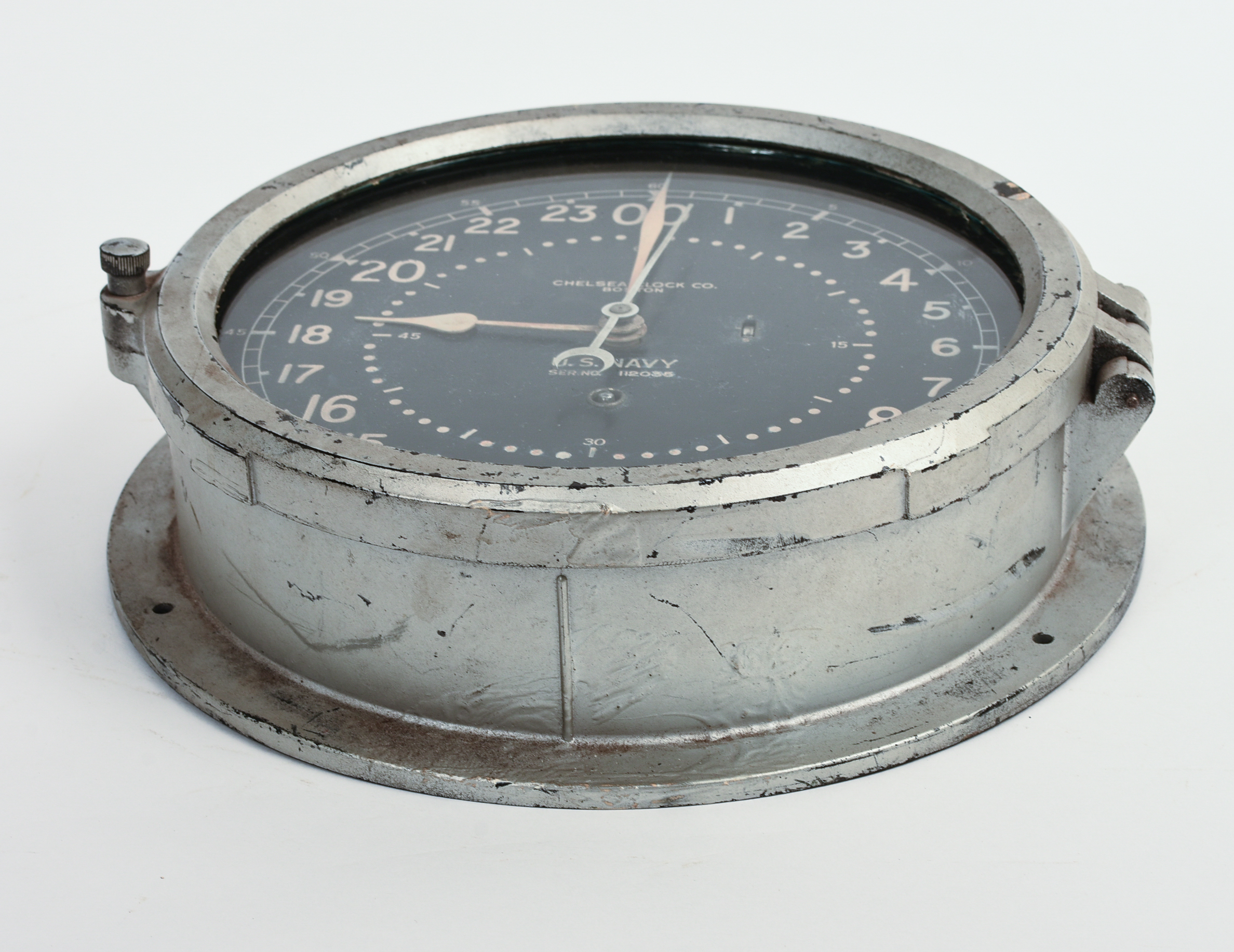 CHELSEA US NAVY SHIP'S CLOCK.