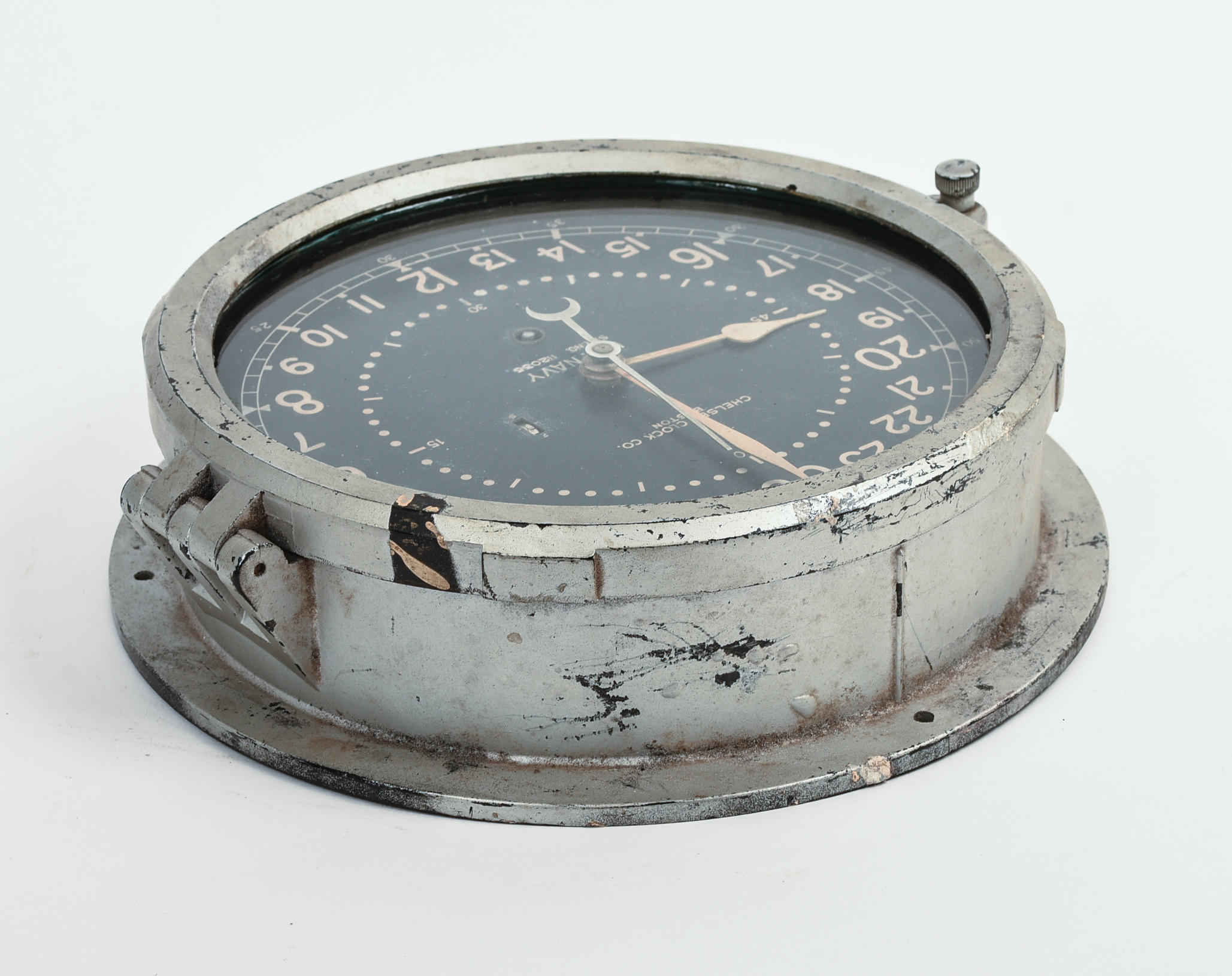 CHELSEA US NAVY SHIP'S CLOCK.