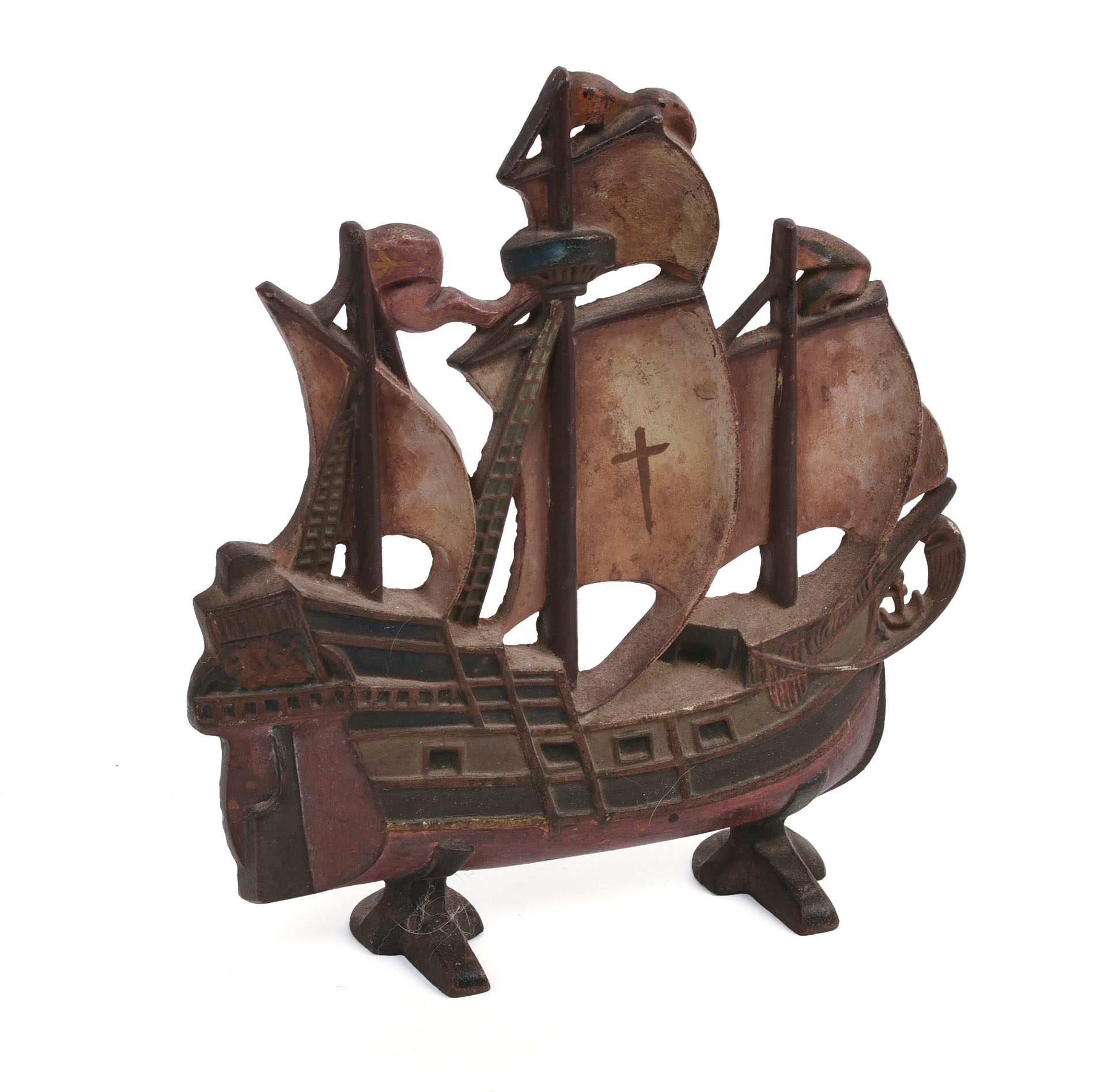 CAST IRON SHIP DOORSTOP.