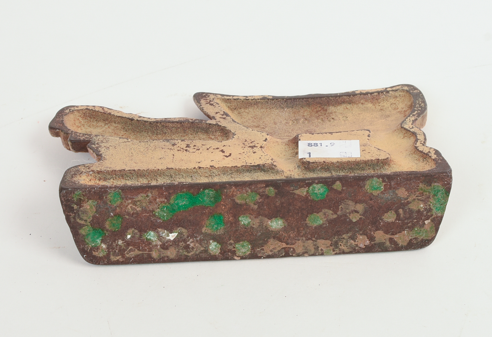 HUBLEY COVERED WAGON DOORSTOP.