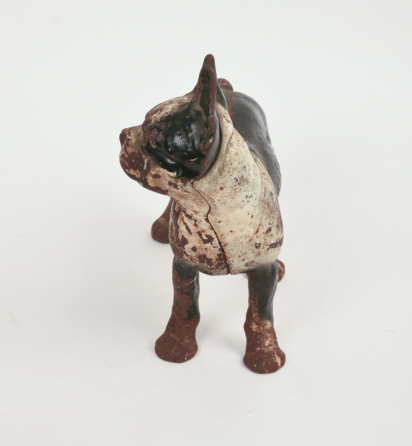 CAST IRON STAFFORDSHIRE TERRIER DOORSTOP.