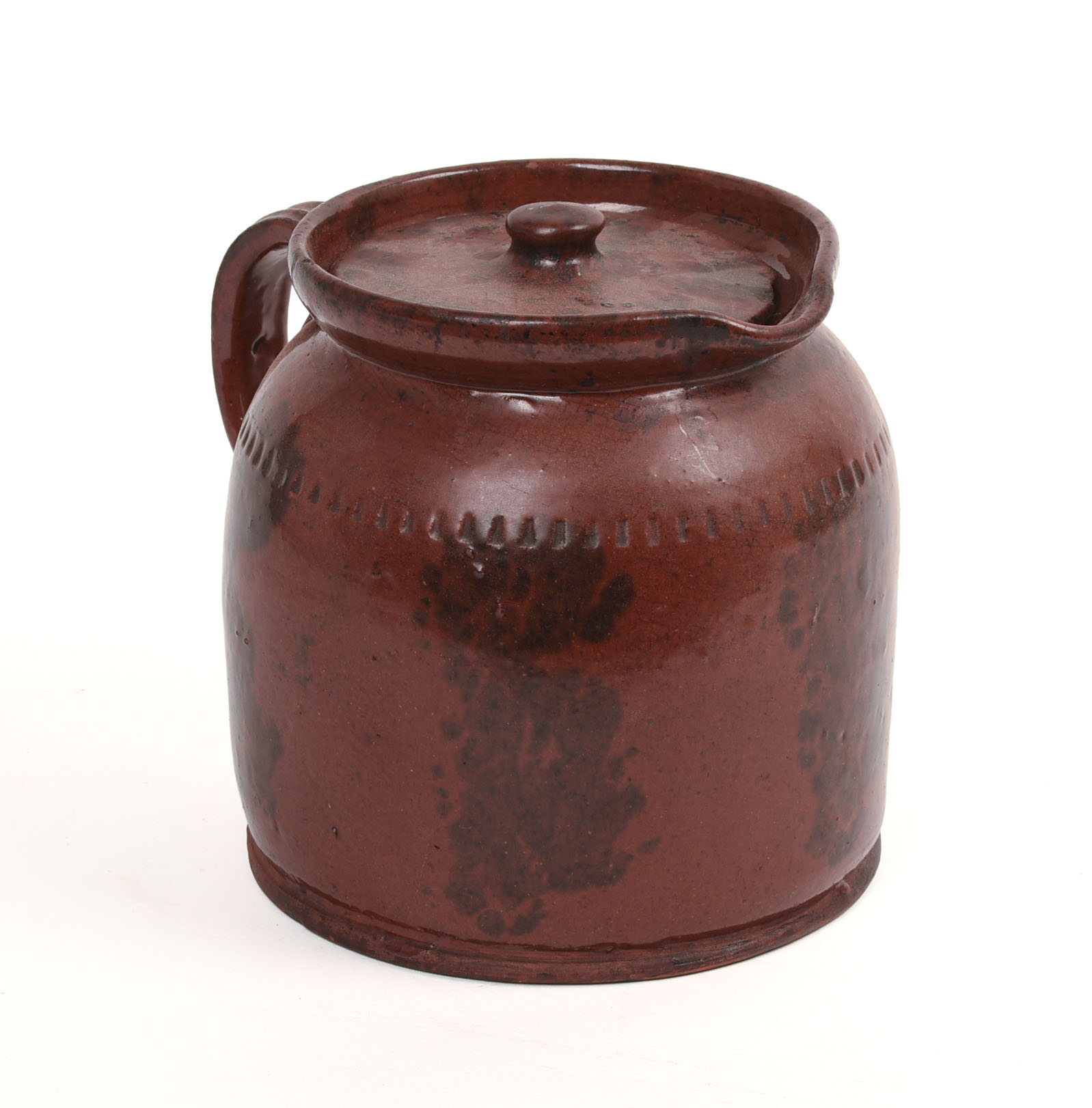 REDWARE BATTER PITCHER.