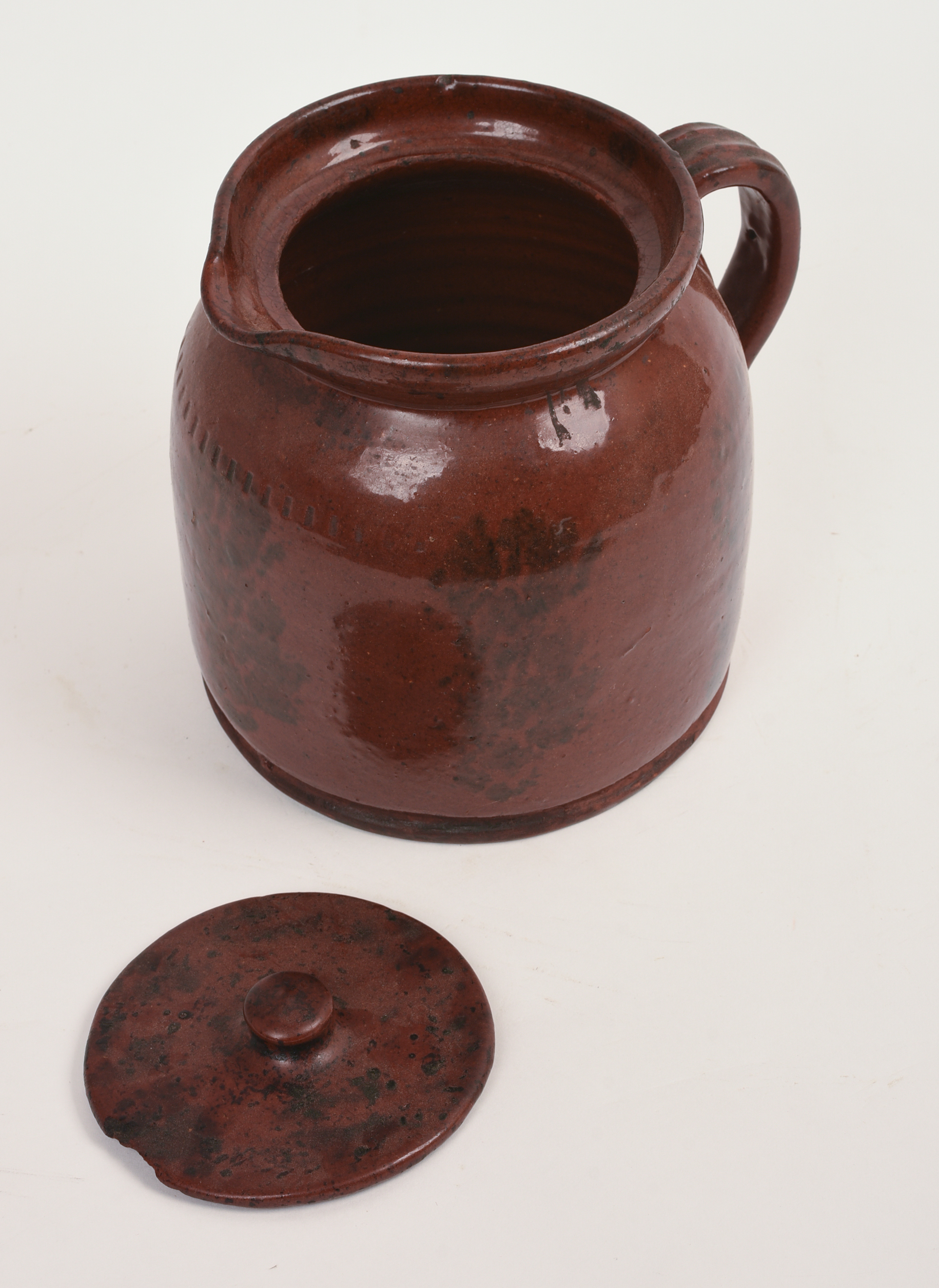 REDWARE BATTER PITCHER.
