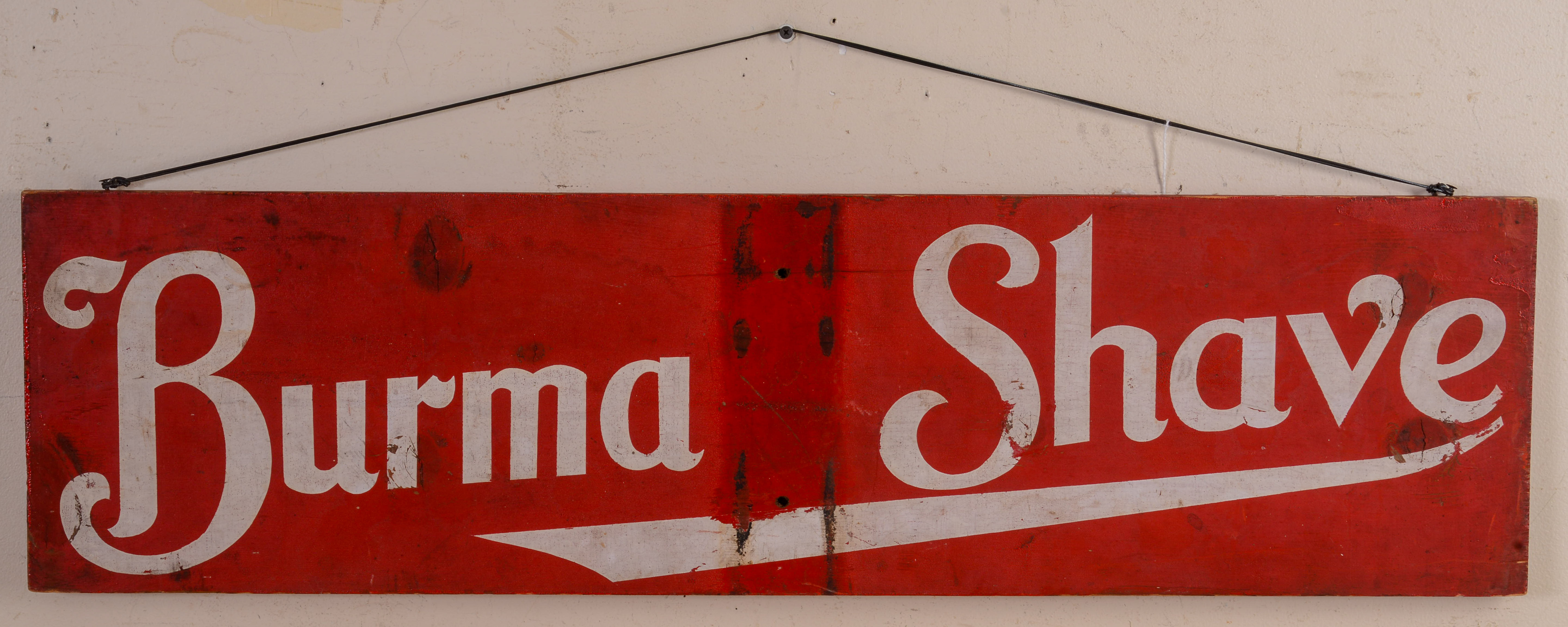 BURMA SHAVE SIGN.