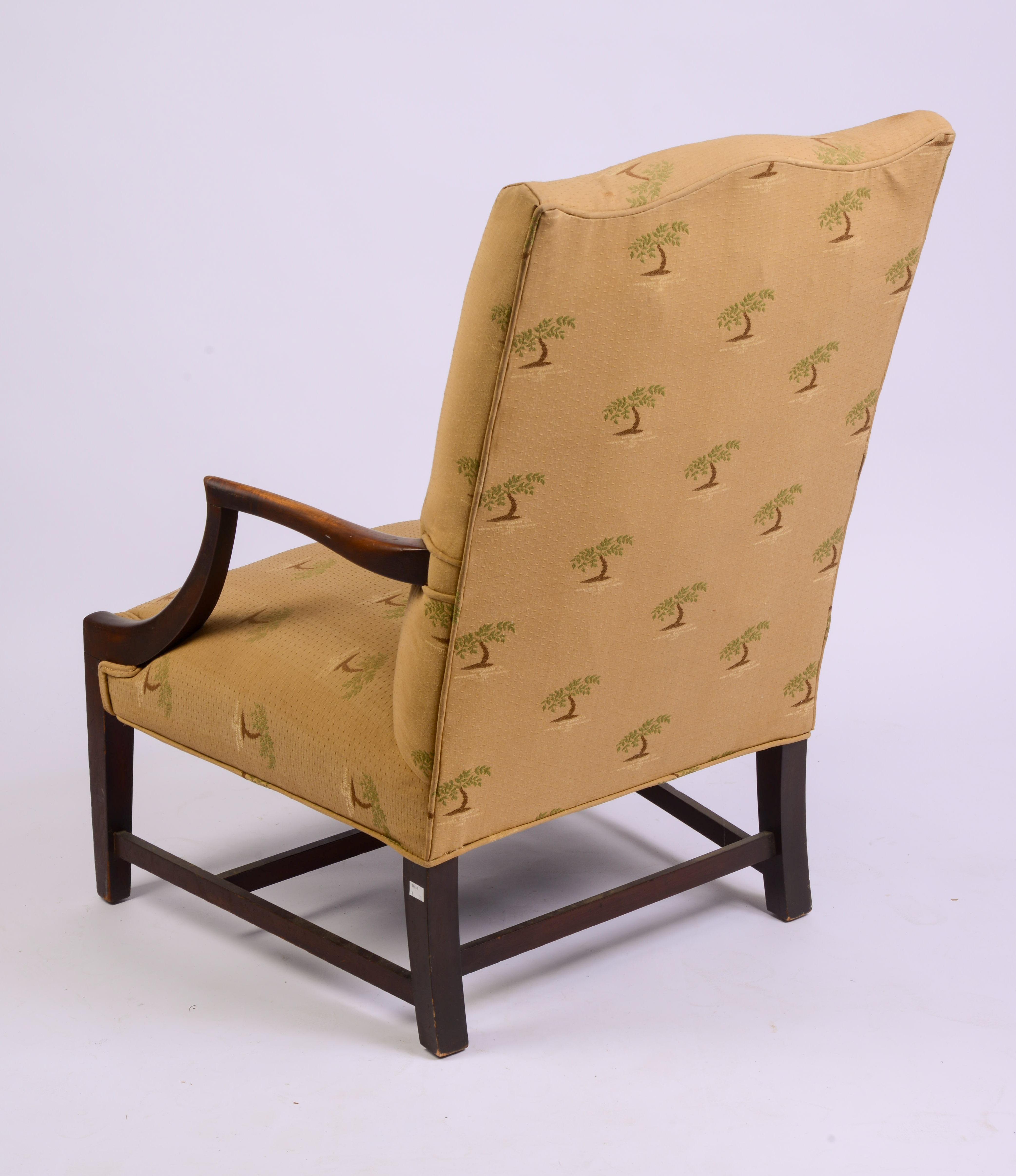 HEPPLEWHITE STYLE LOLLING CHAIR.