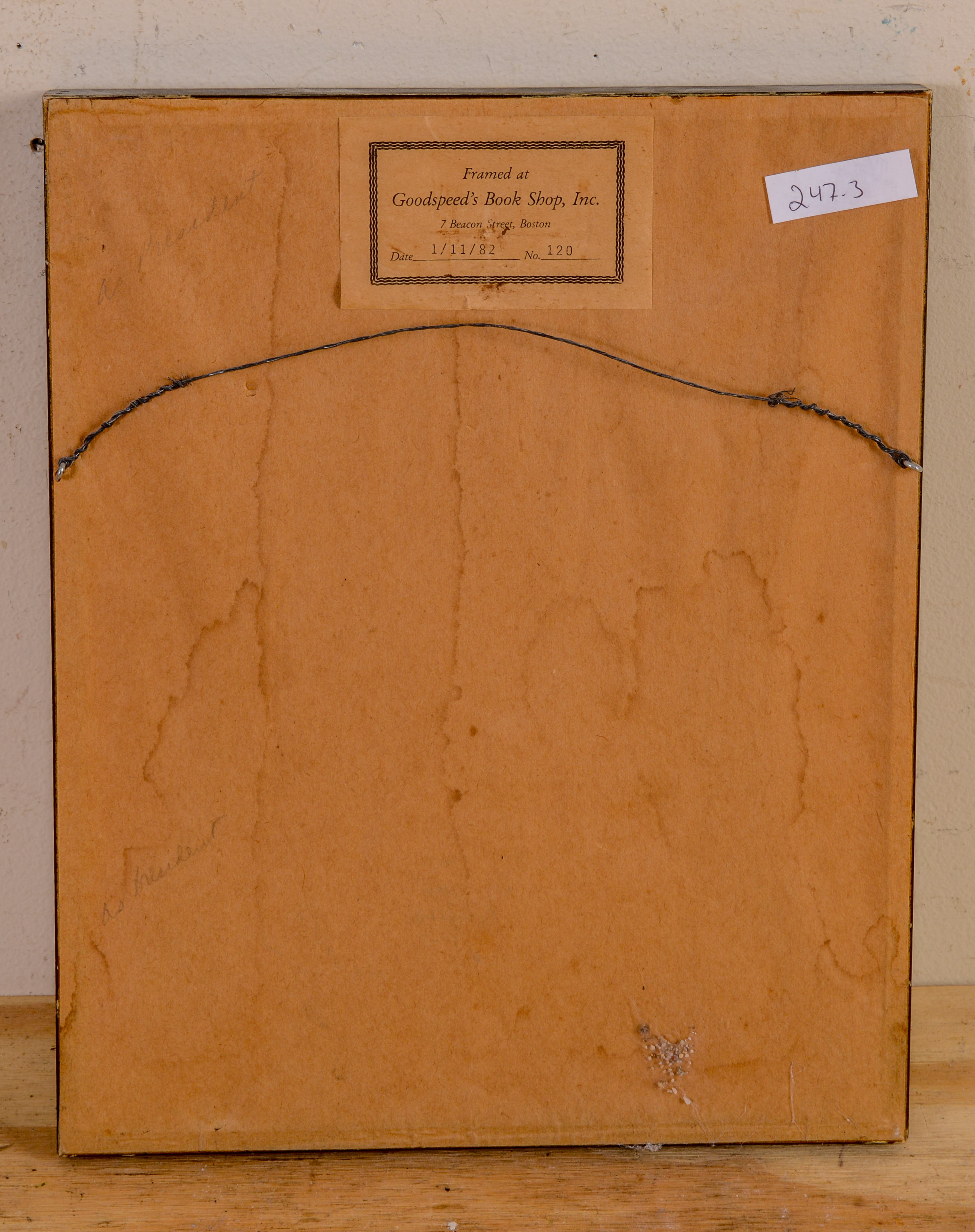 BENJAMIN HARRISON CUT AUTOGRAPH.