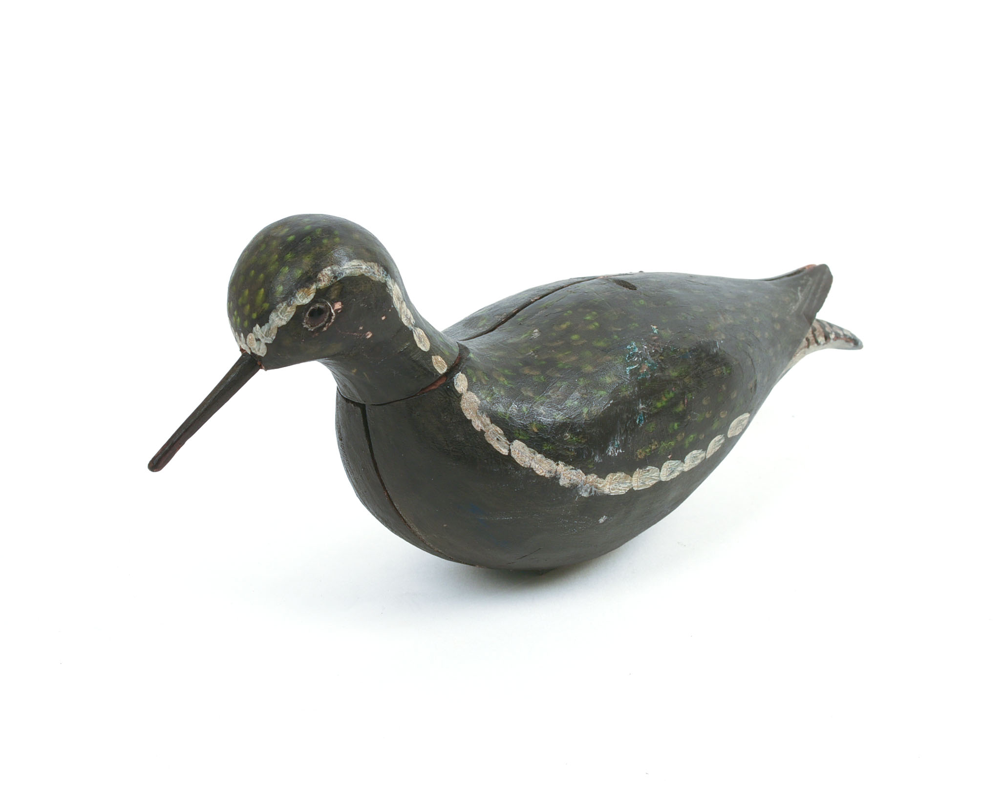 MASSACHUSETTS 'SUITCASE' YELLOWLEGS DECOY.