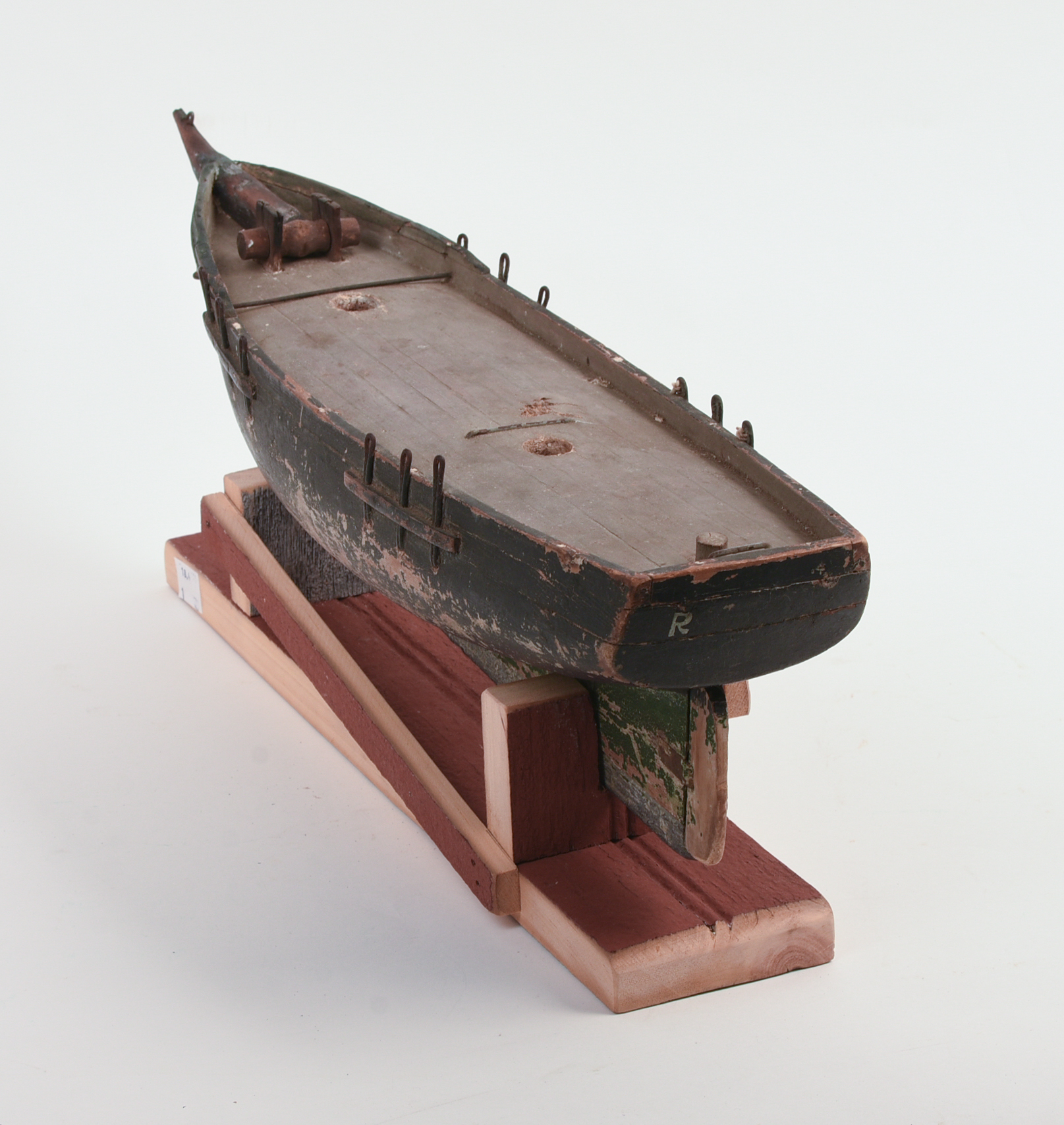FOLK ART SCHOONER MODEL.