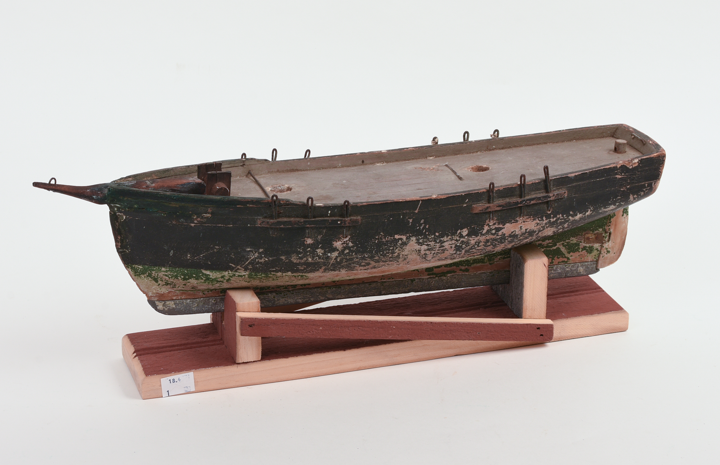 FOLK ART SCHOONER MODEL.