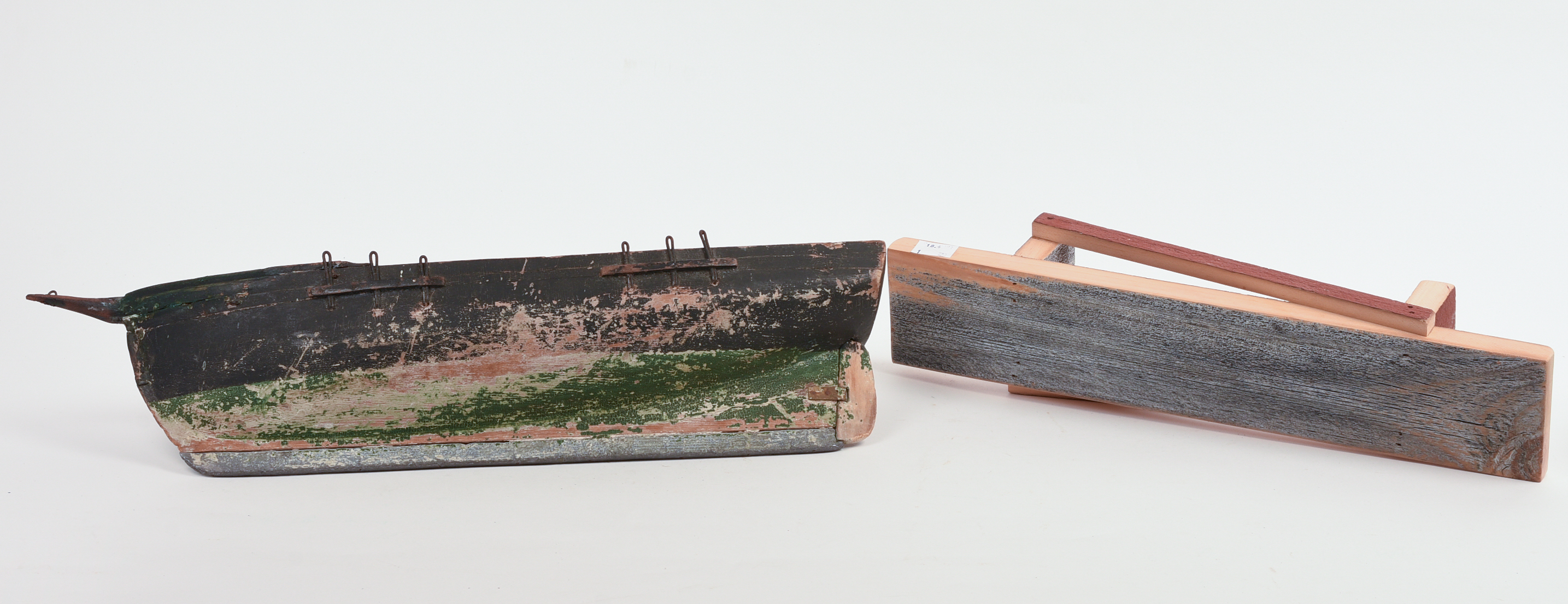 FOLK ART SCHOONER MODEL.