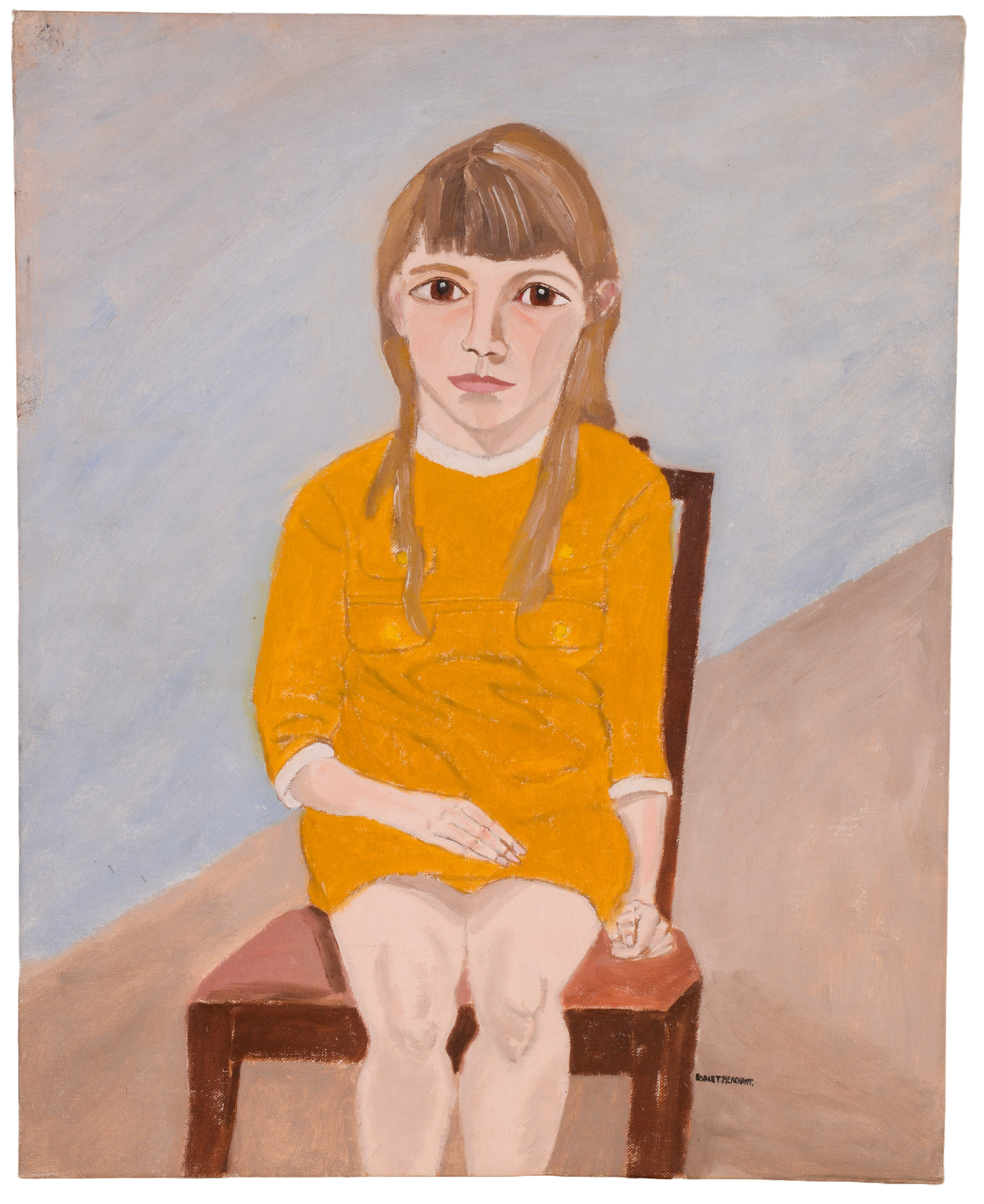EARLE MERCHANT (1903 - 1997). KATHY ROWE, AGE 11 1/2.