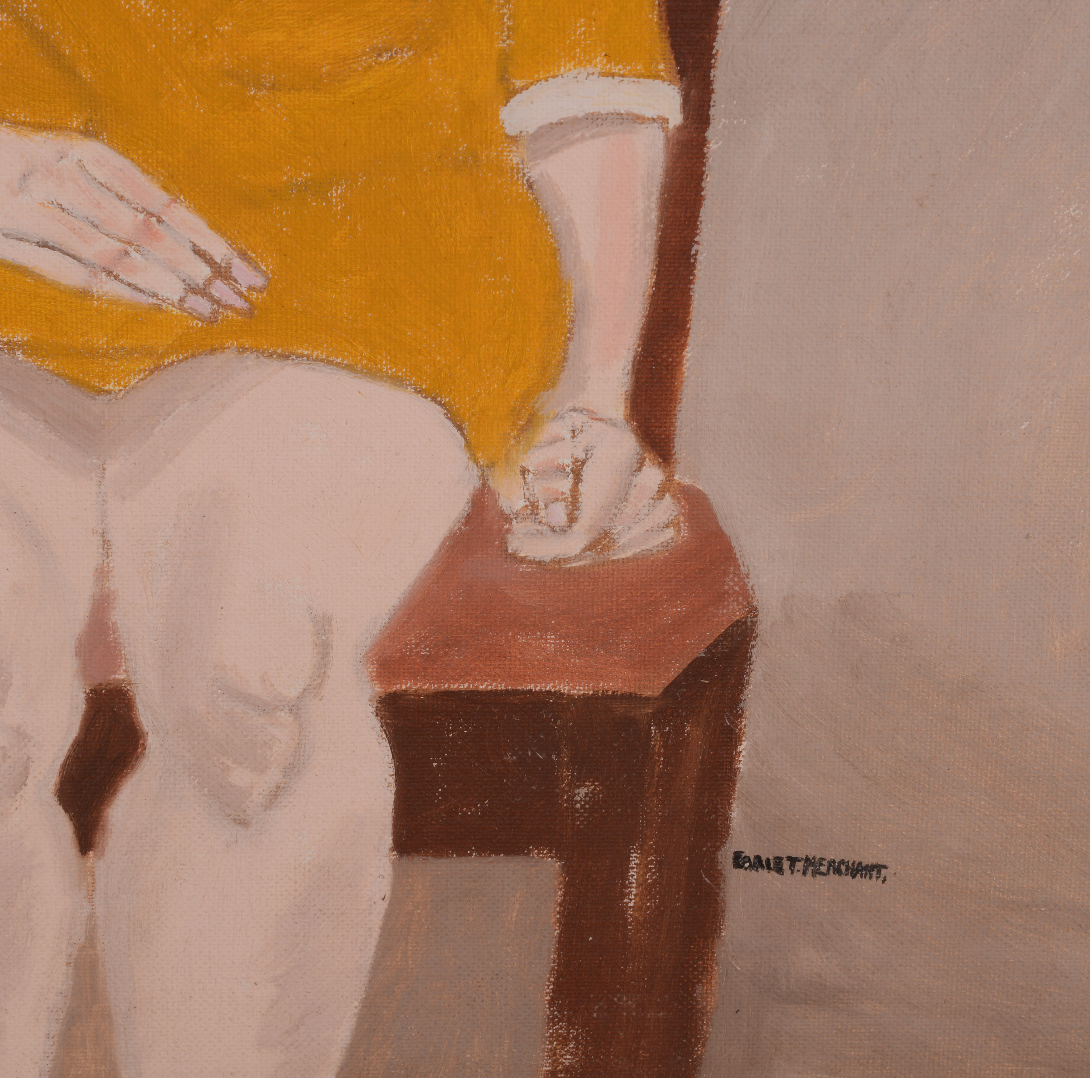EARLE MERCHANT (1903 - 1997). KATHY ROWE, AGE 11 1/2.