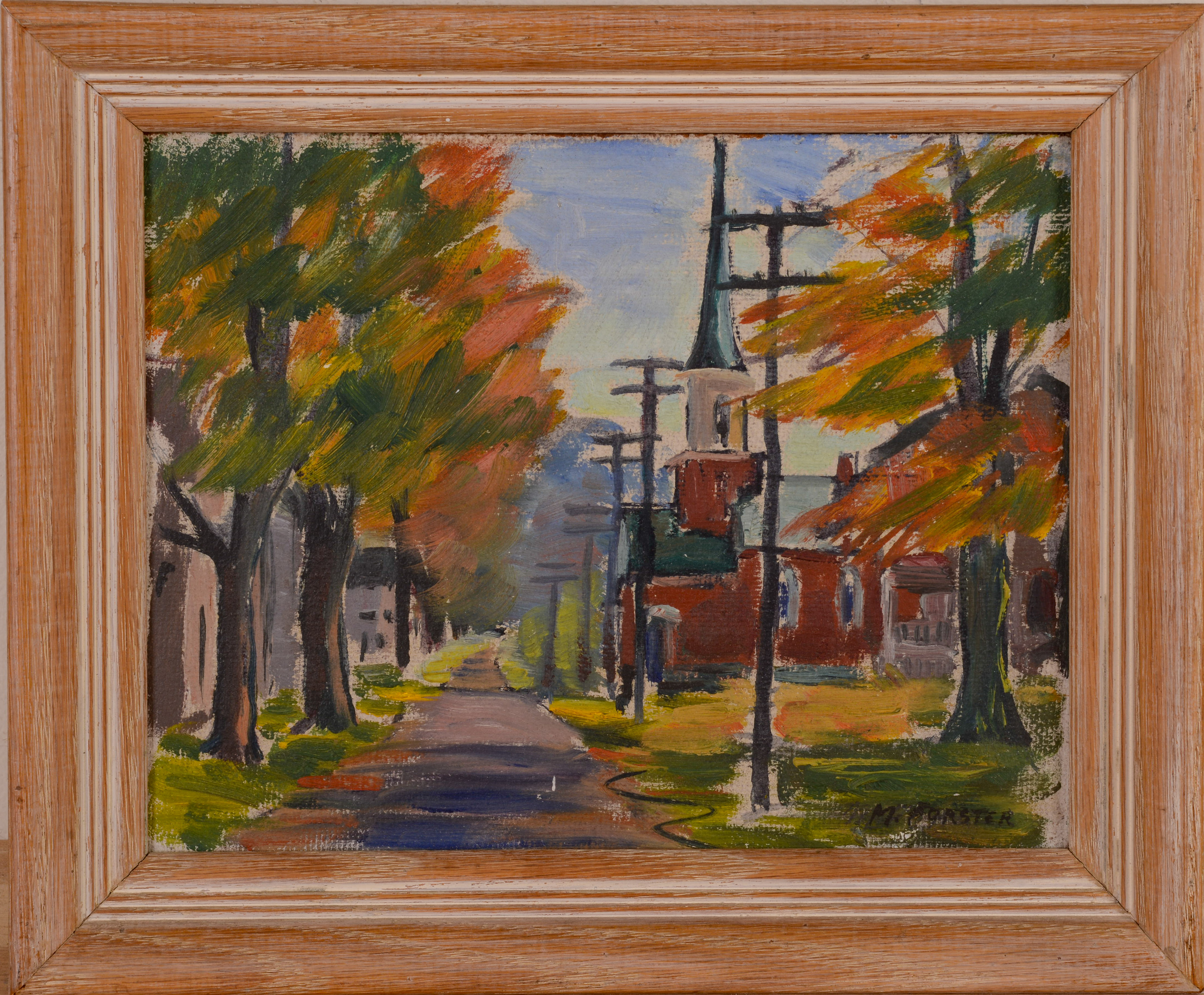 M. FORSTER. CHURCH IN AUTUMN.