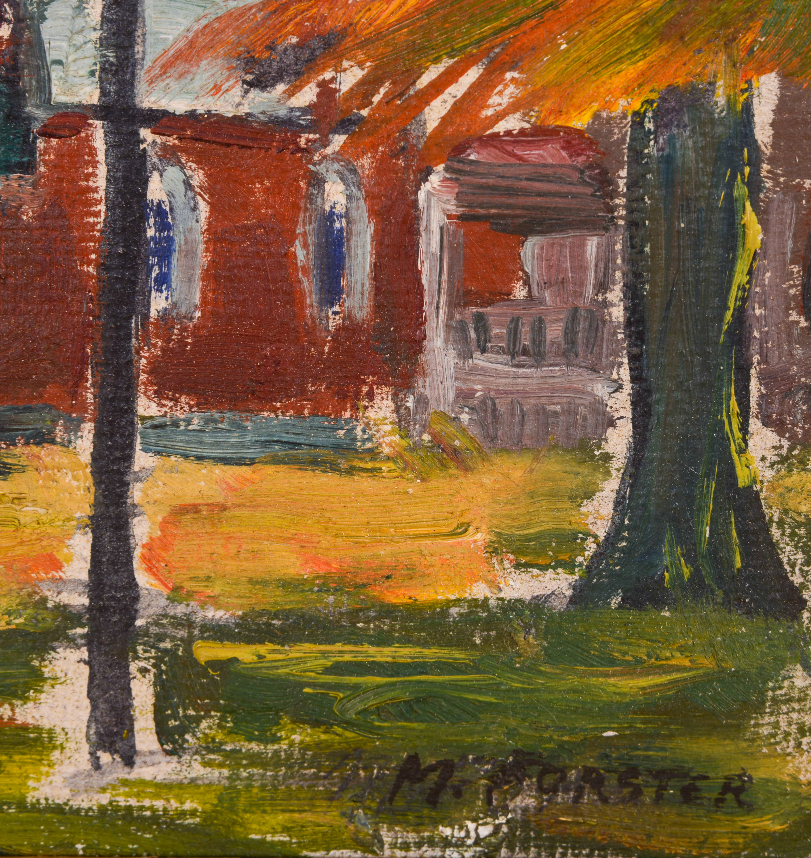 M. FORSTER. CHURCH IN AUTUMN.