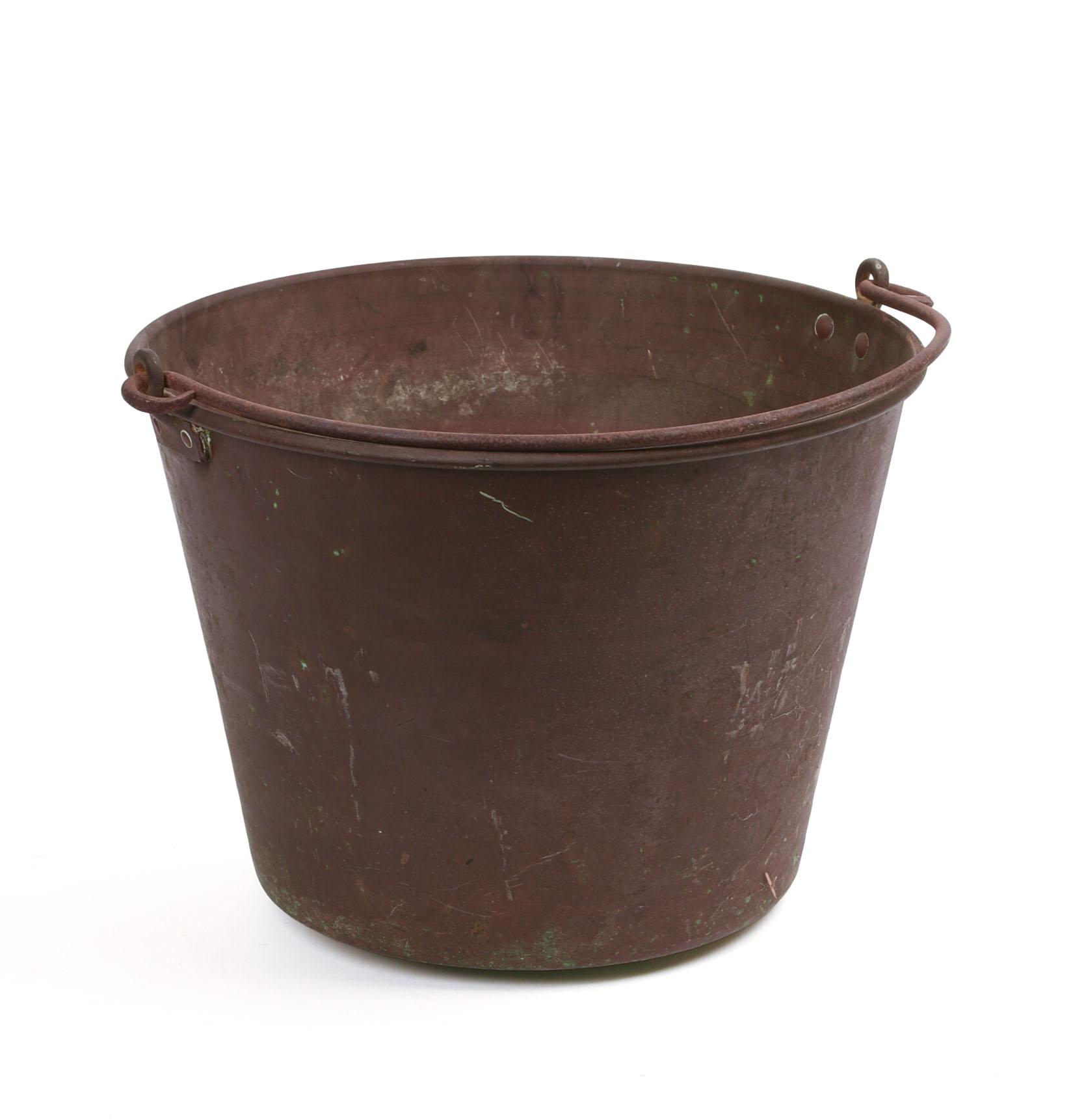SMALL COPPER APPLE BUTTER PAIL.