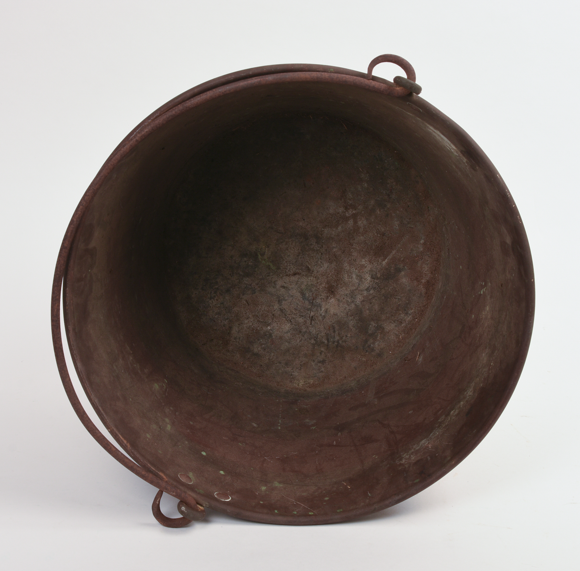 SMALL COPPER APPLE BUTTER PAIL.
