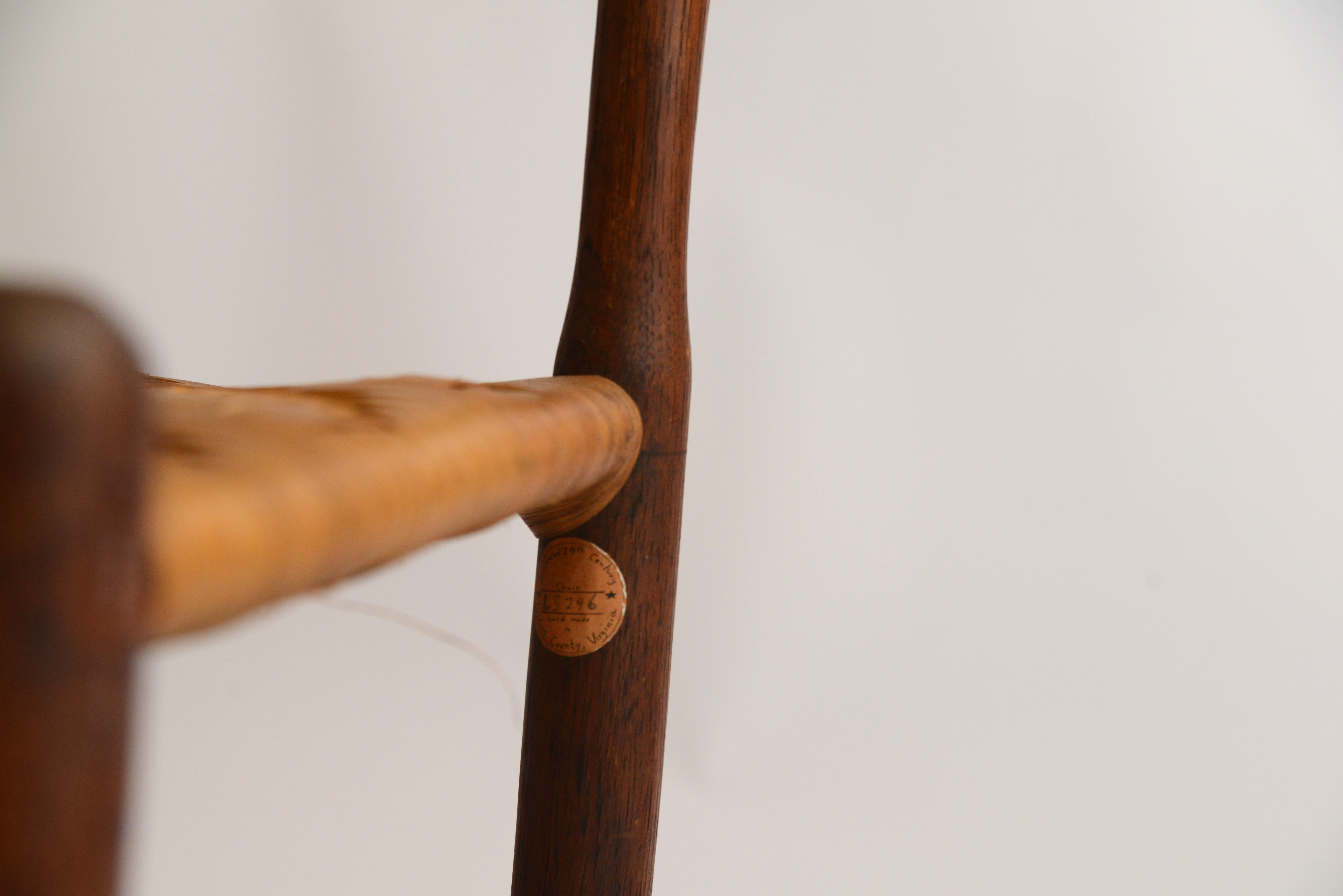 LOUDOUN COUNTY VIRGINIA SIDE CHAIR BY LEWIS NEIL HOUGH.