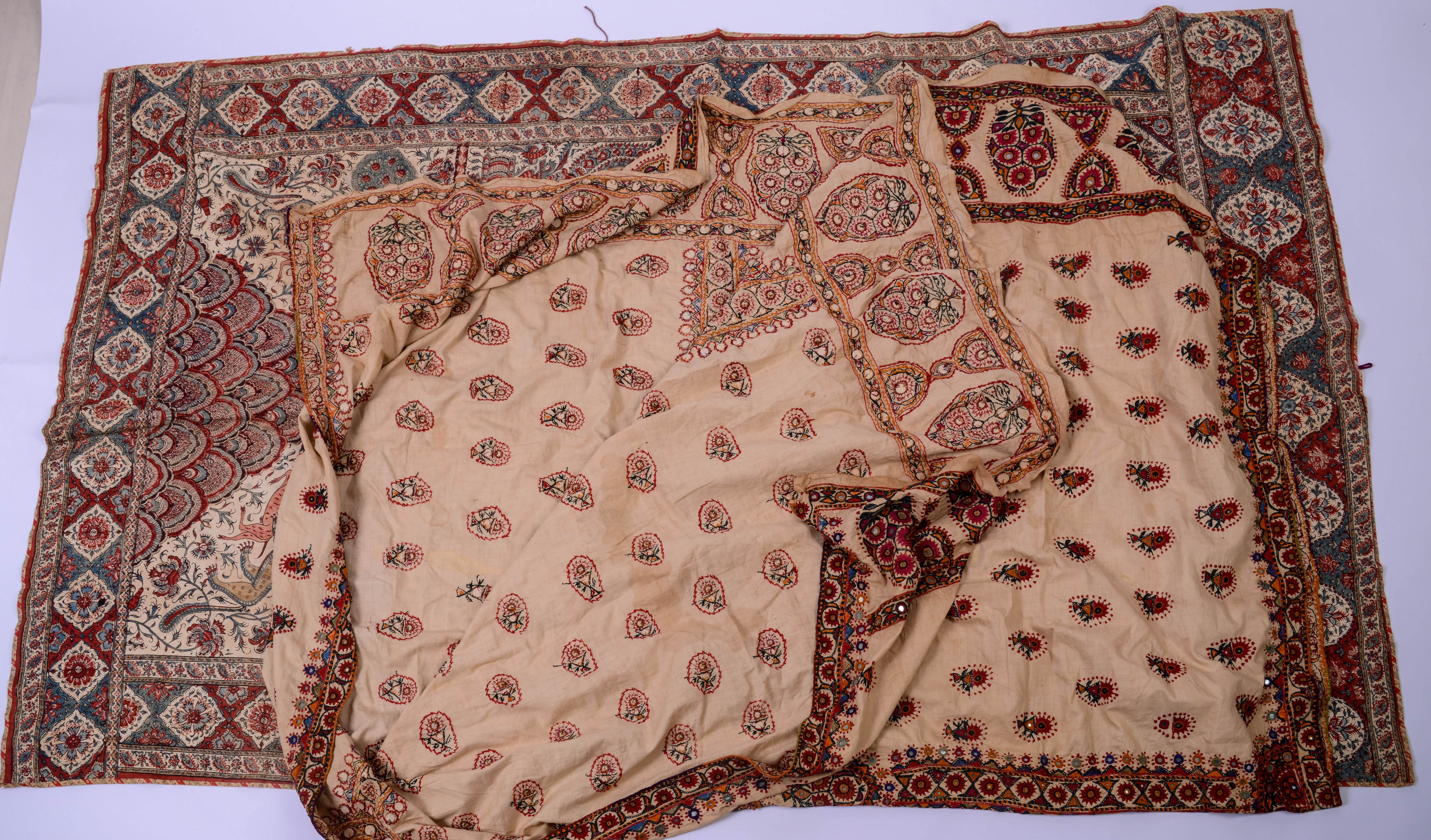 TWO INDIAN TEXTILES.