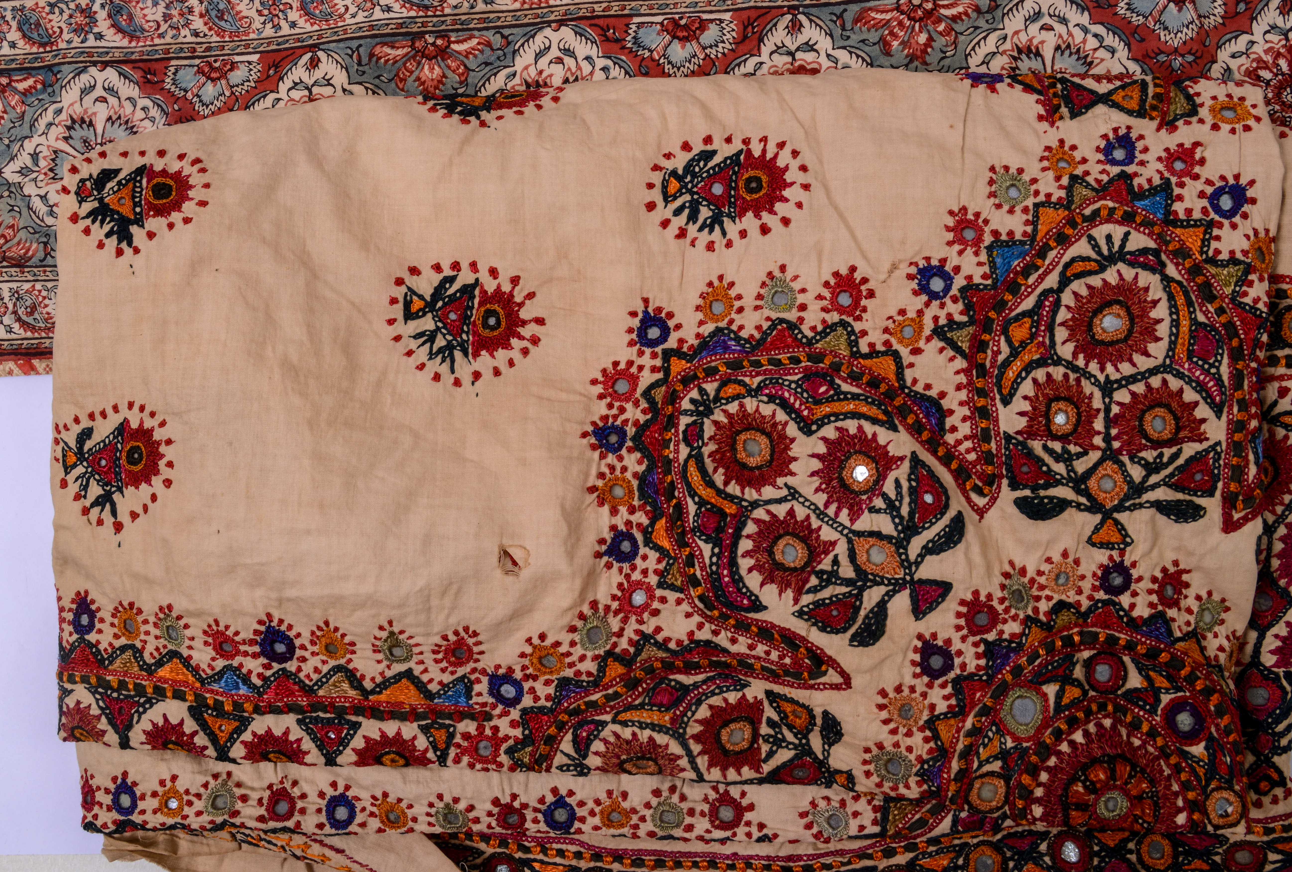 TWO INDIAN TEXTILES.