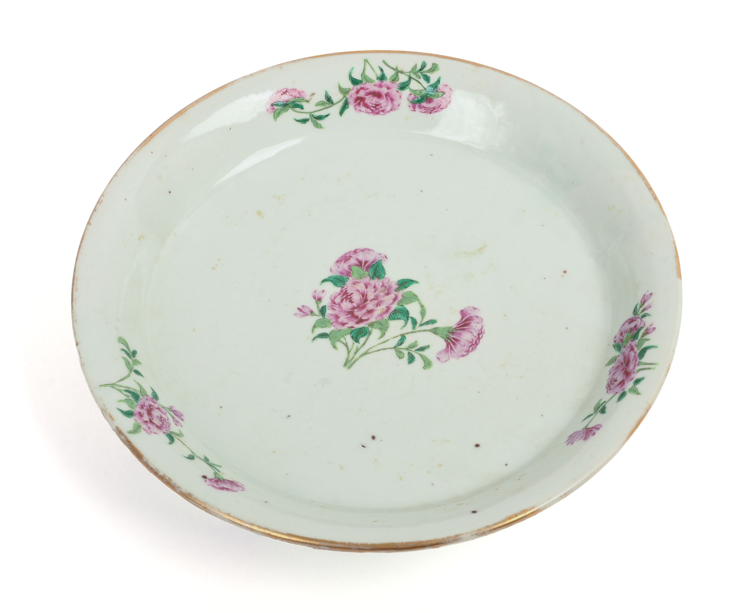 19TH C. CHINESE FAMILLE ROSE FOOTED TRAY.