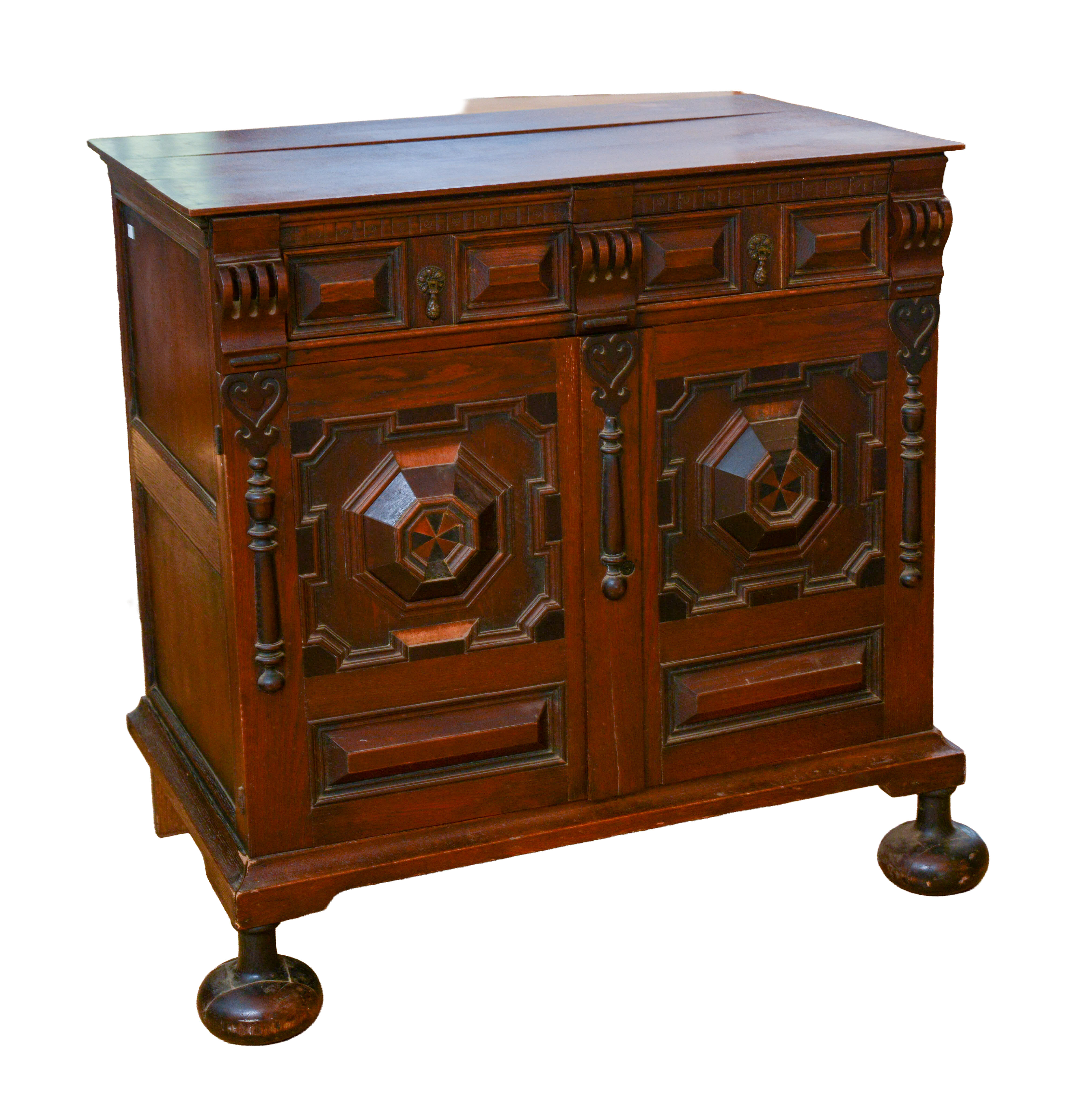 JACOBEAN STYLE GEOMETRIC CHEST