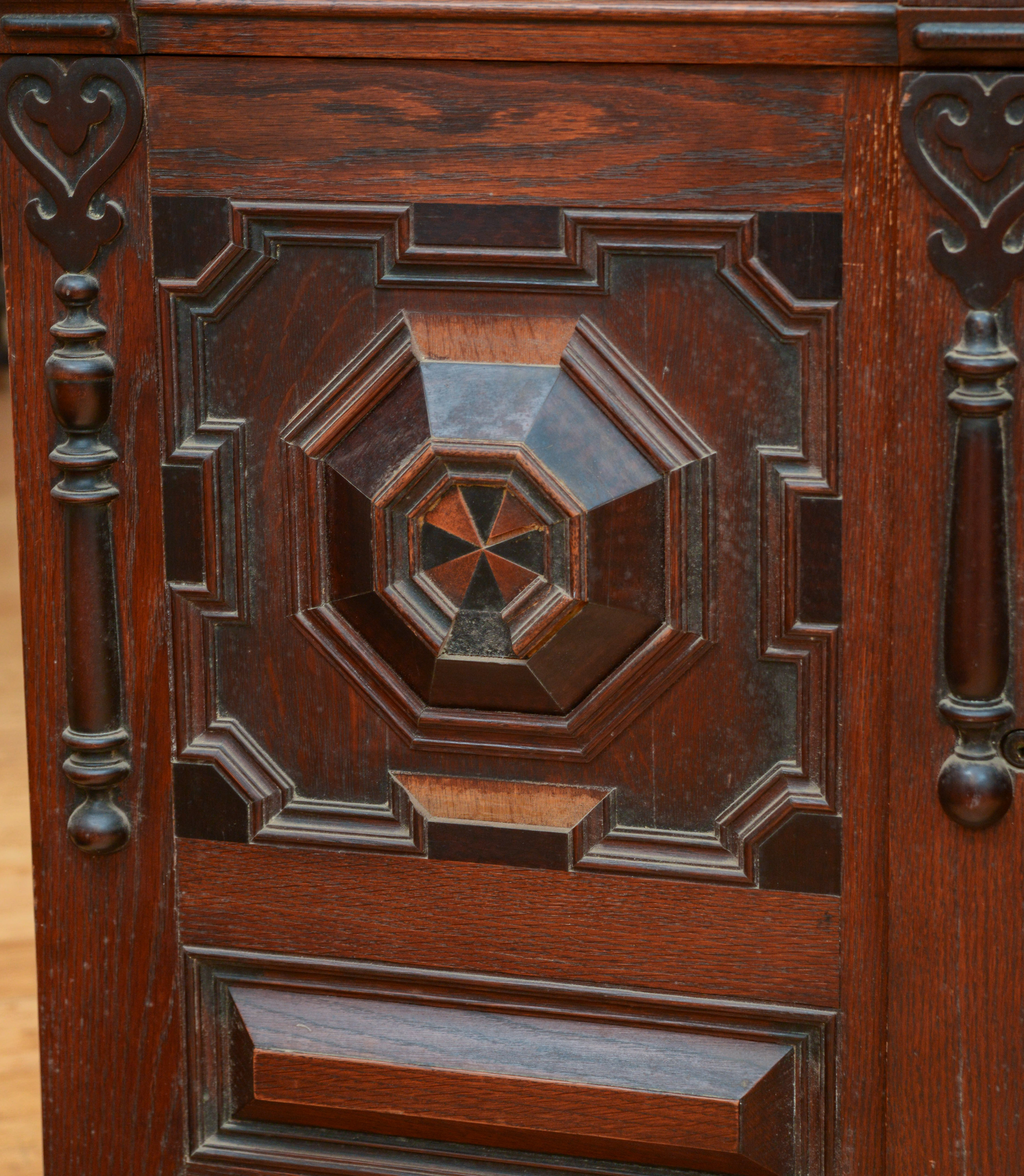 JACOBEAN STYLE GEOMETRIC CHEST