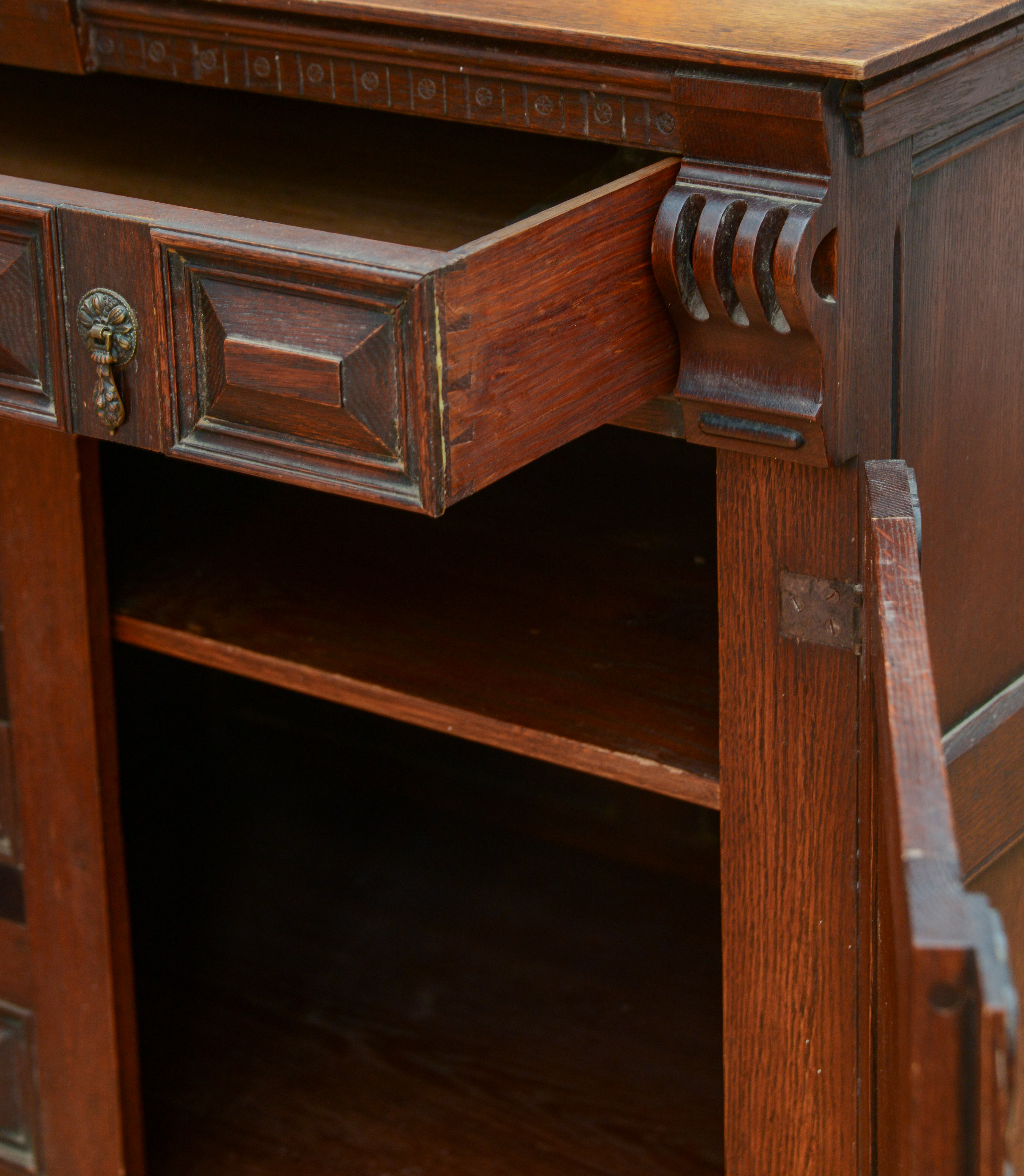 JACOBEAN STYLE GEOMETRIC CHEST